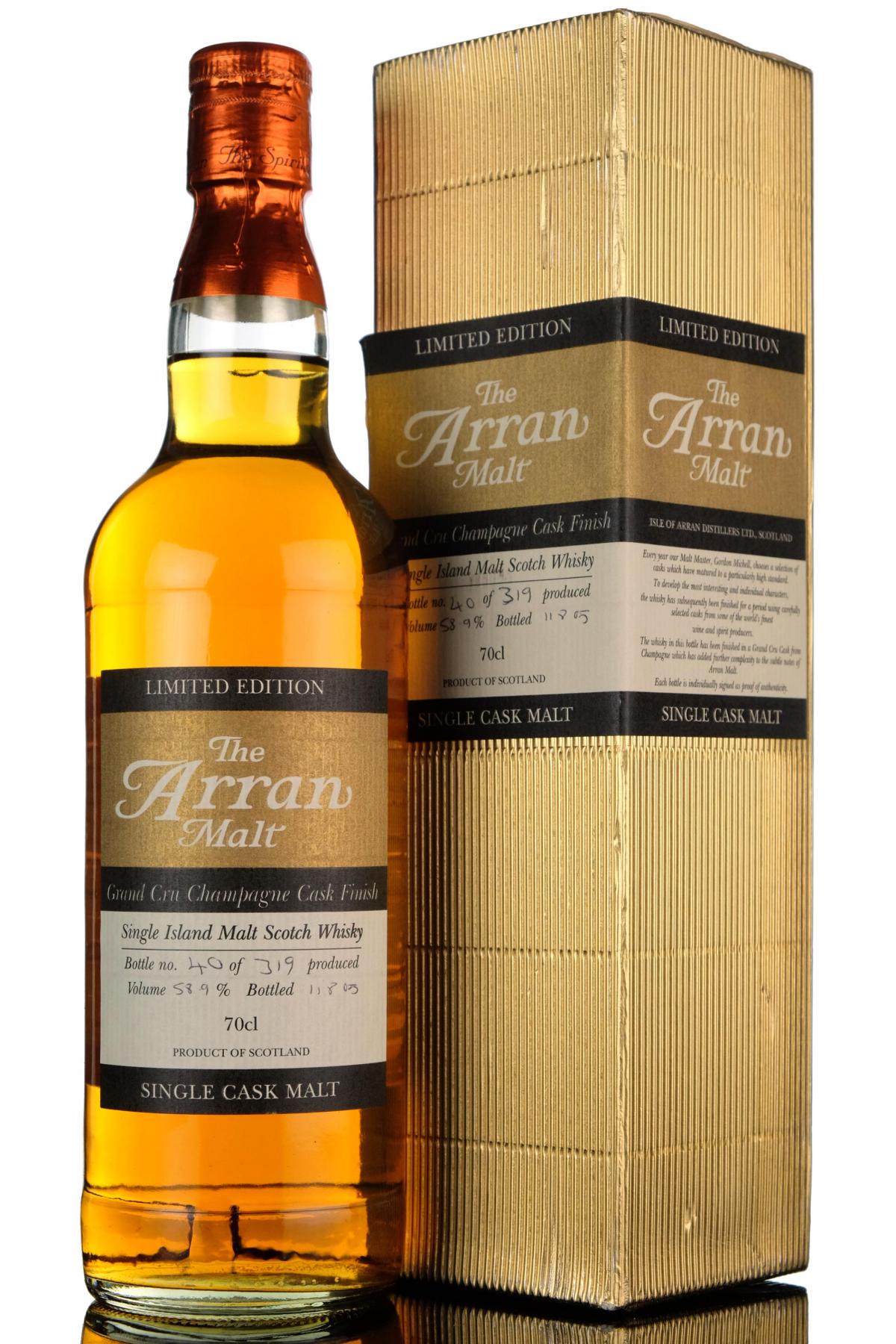 Arran Grand Cru Champagne Finish - Single Cask - 2005 Release