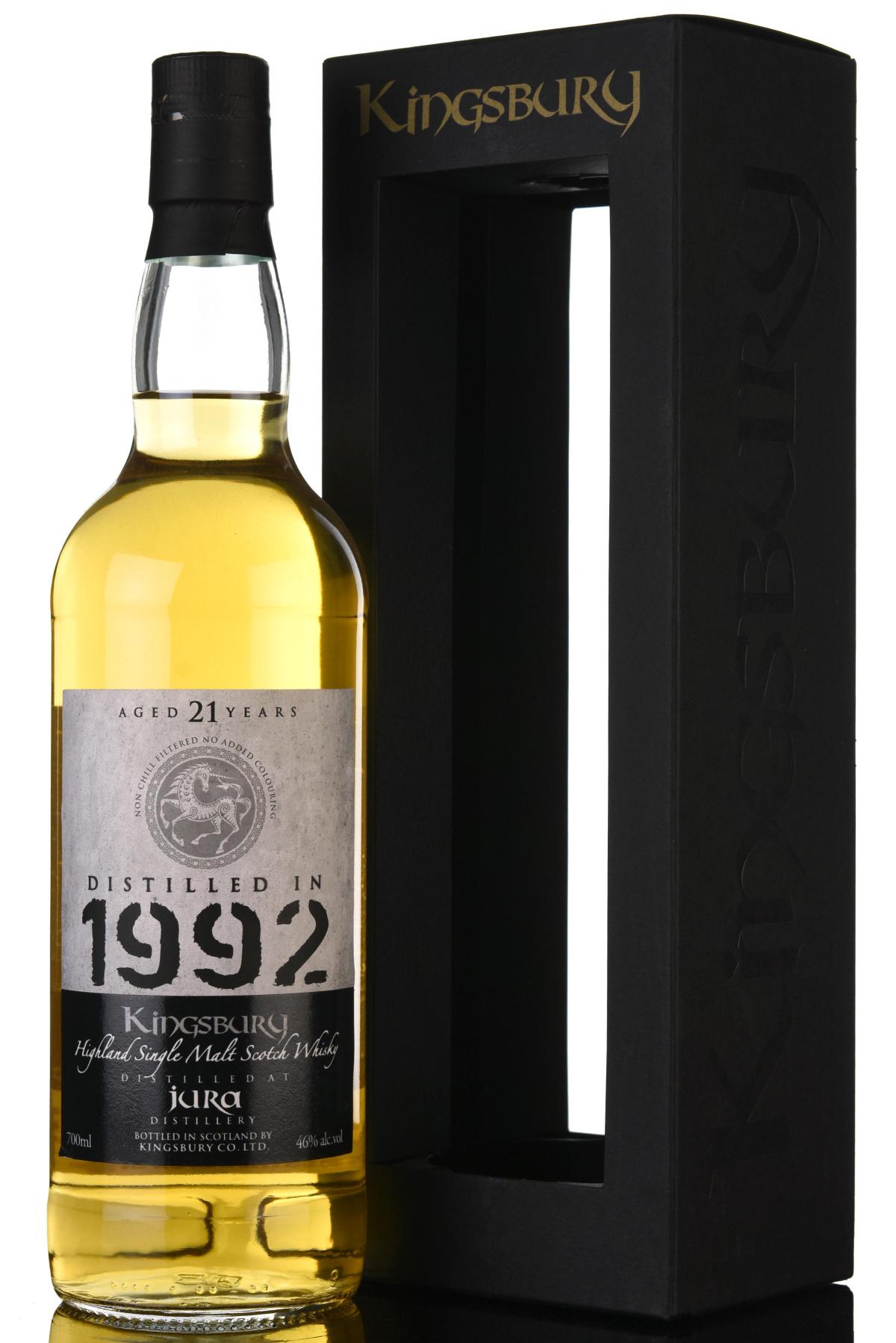 Jura 1992 - 21 Year Old - Kingsbury Cask 10580