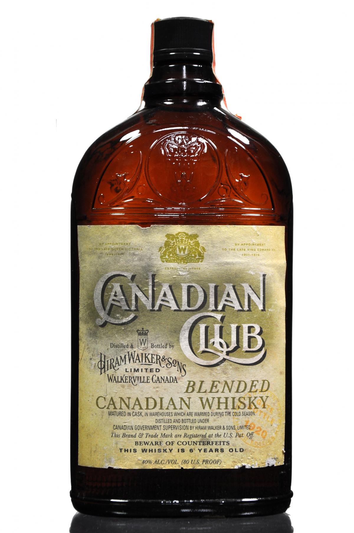 Canadian Club 6 Year Old