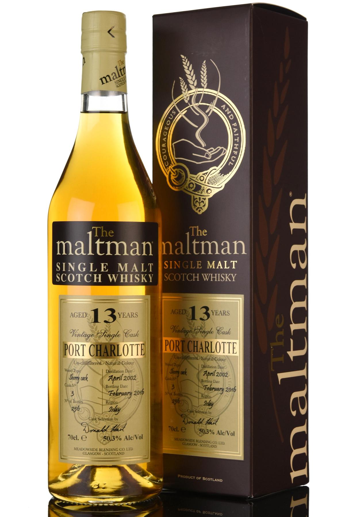 Port Charlotte 2002-2016 - 13 Year Old - The Maltman Single Cask 3