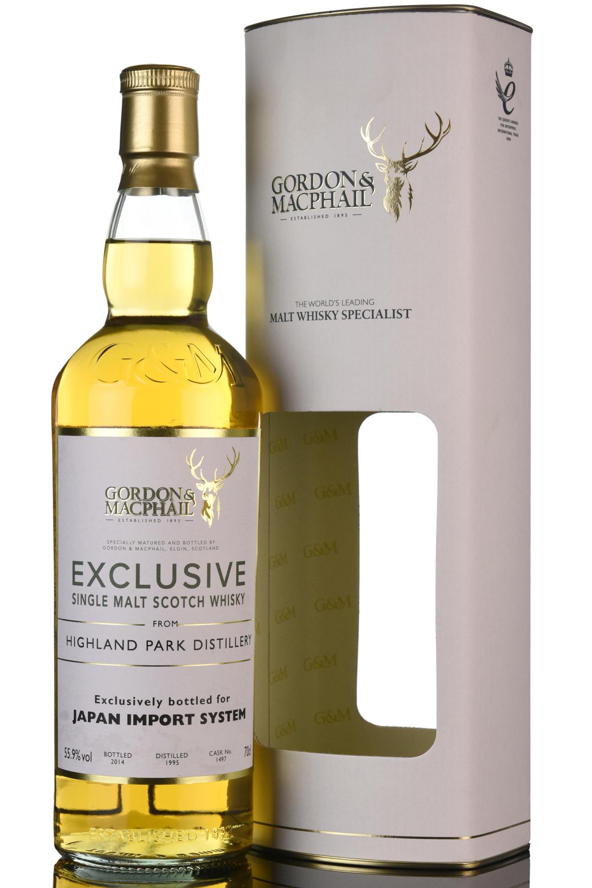 Highland Park 1995 - 2014 Gordon Macphail Japan Import System