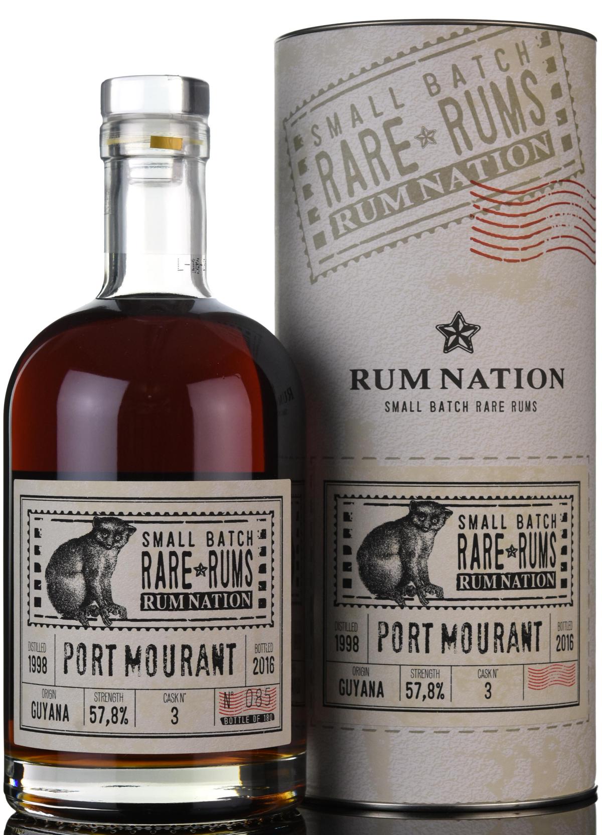 Port Mourant 1998-2016 - Rum Nation - Cask 3