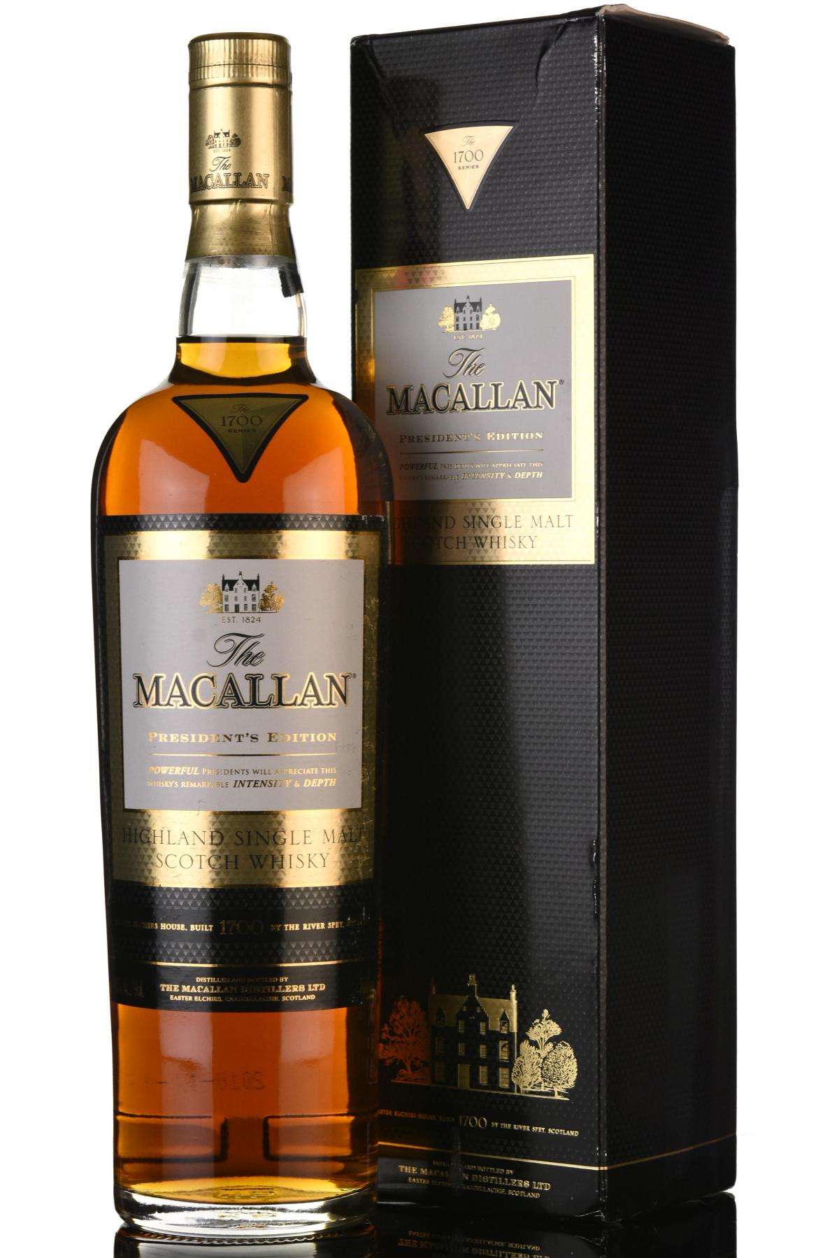 Macallan Presidents Edition