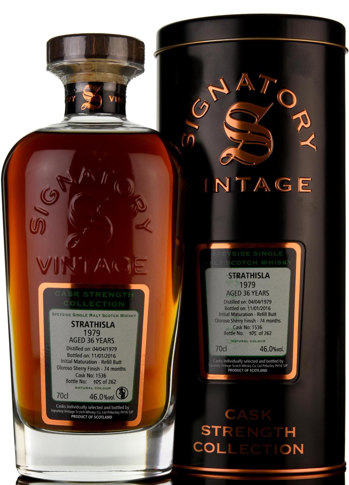 Strathisla 1979 - 2016 36 Signatory Vintage