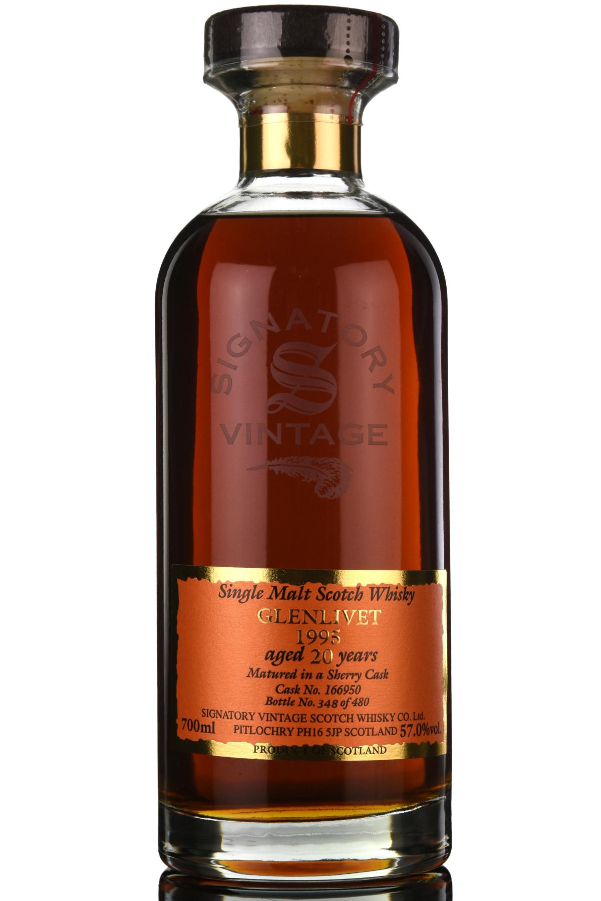 Glenlivet 1995 20 Signatory Vintage