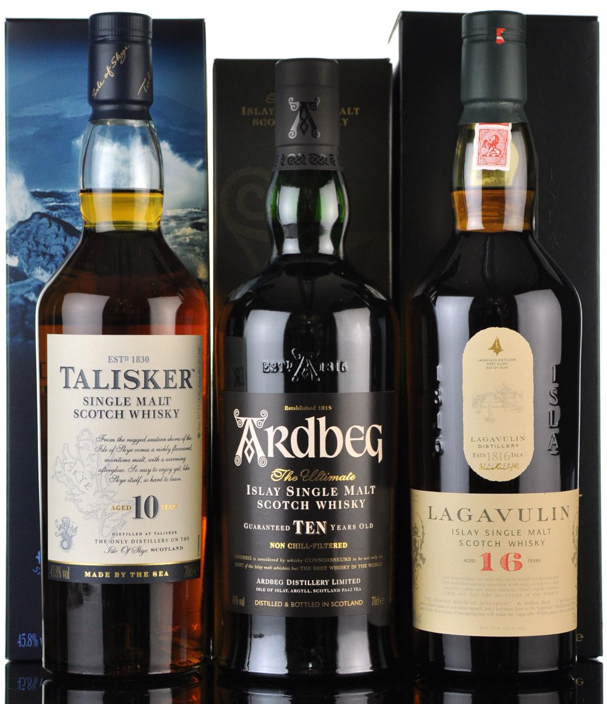 Talisker - Ardbeg - Lagavulin