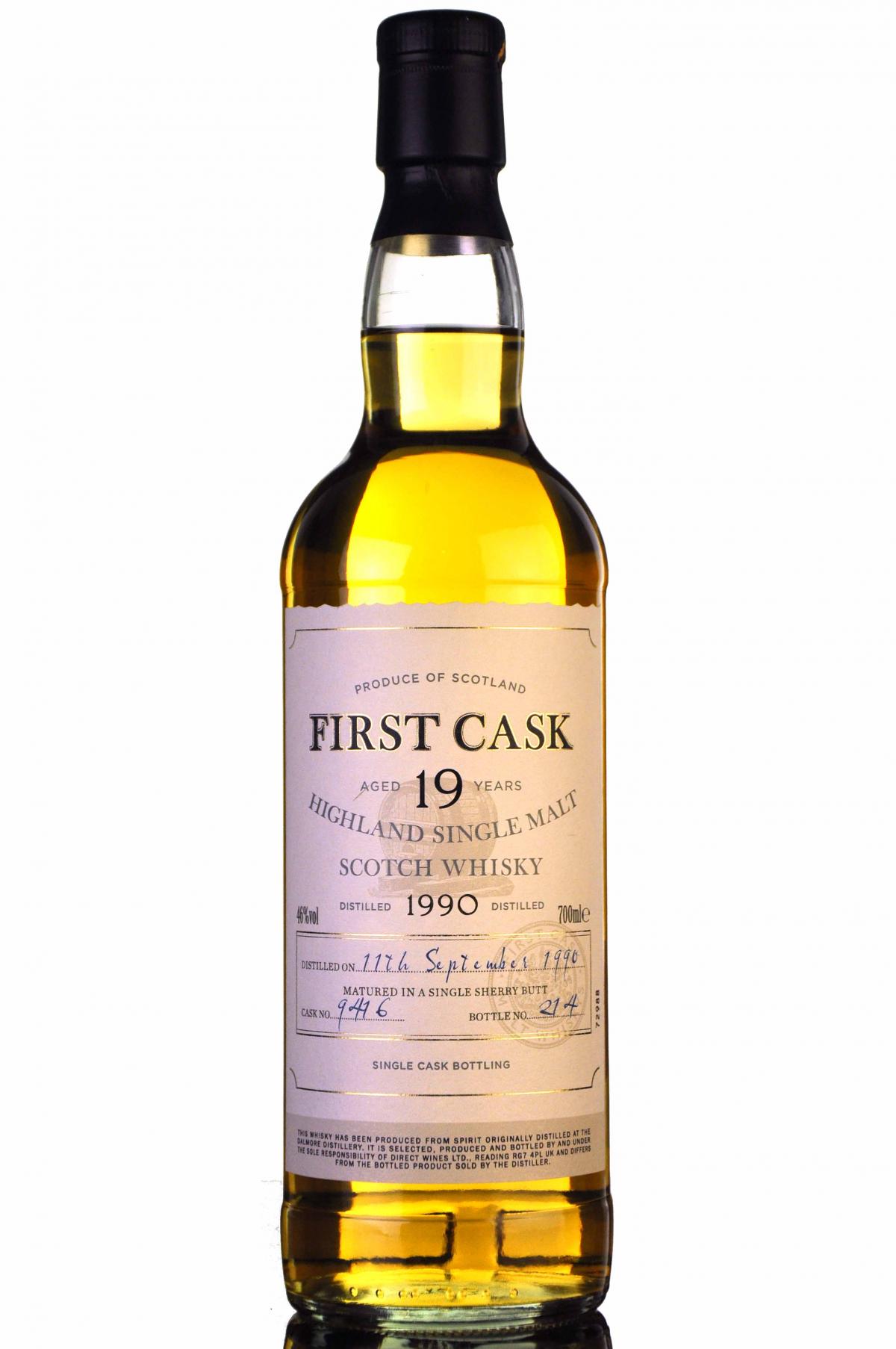 Dalmore 1990 - 19 Year Old - First Cask 9416