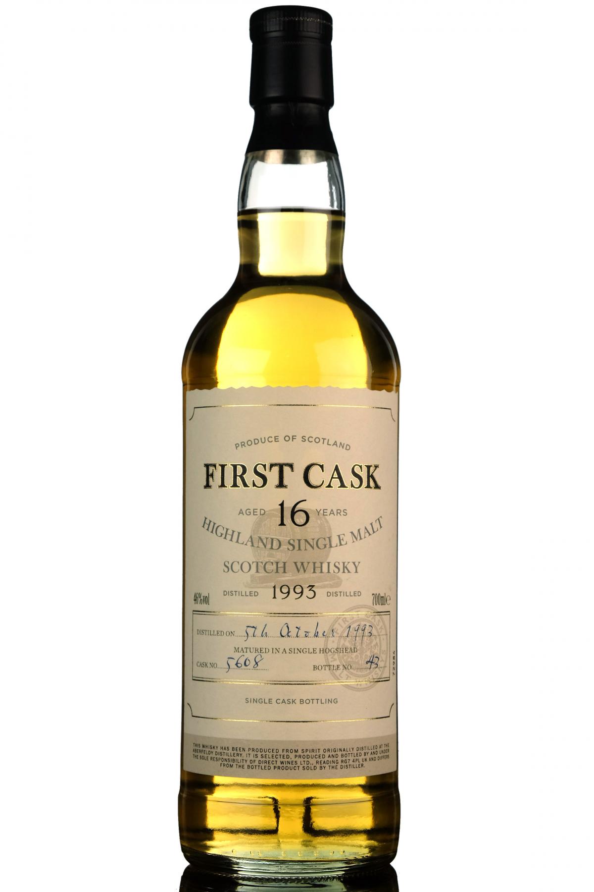 Aberfeldy 1993 16 First Cask Single Cask 5608