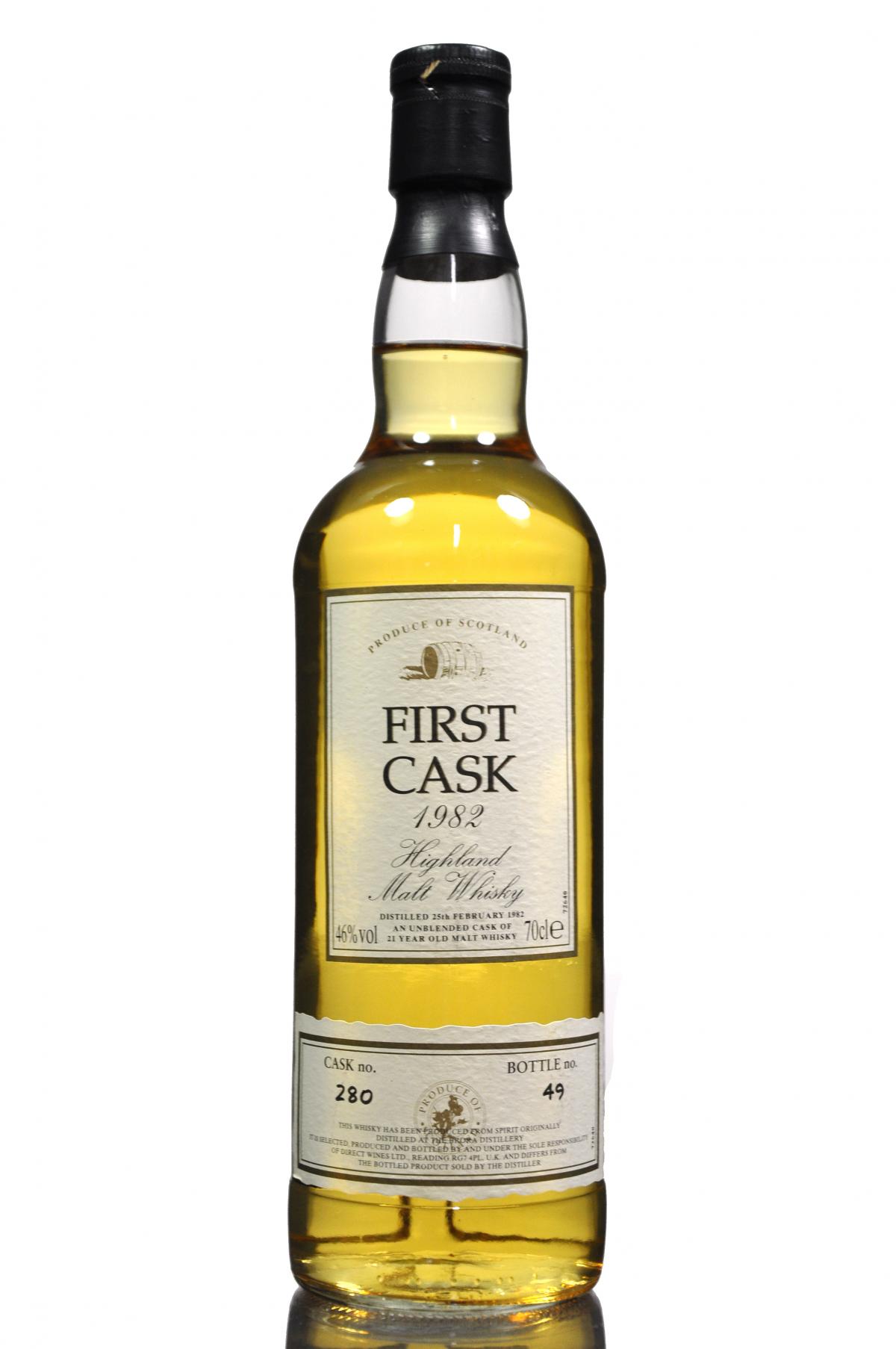 Brora 1982 - 21 Year Old - First Cask 280