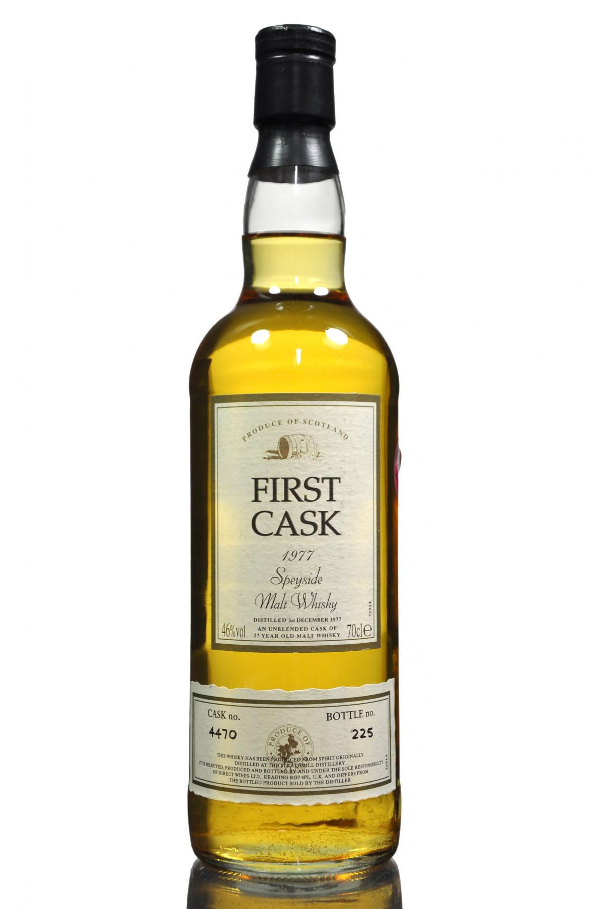 Strathmill 1977 - 27 Year Old - First Cask 4470