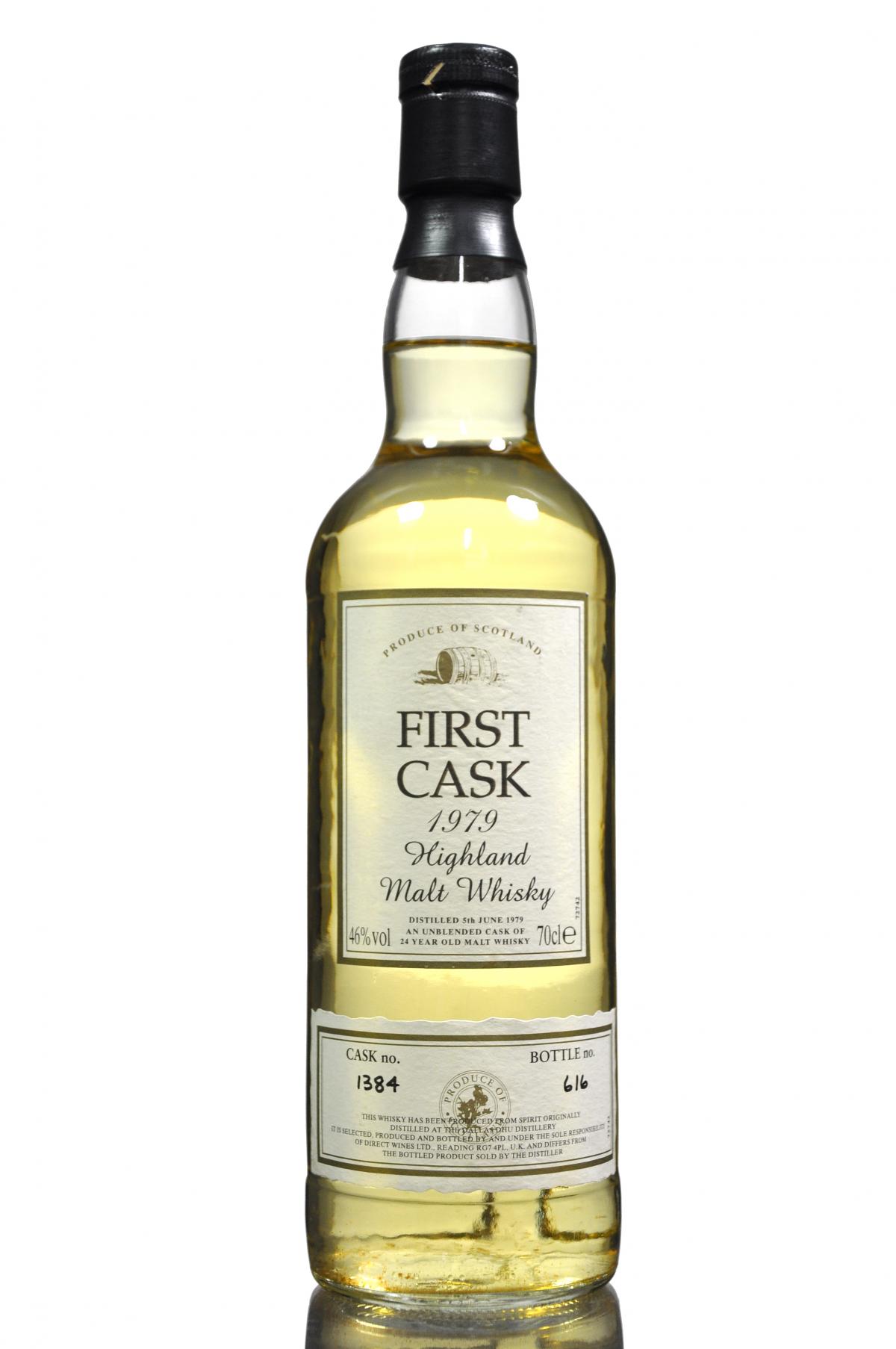 Dallas Dhu 1979 - 24 Year Old - First Cask 1384