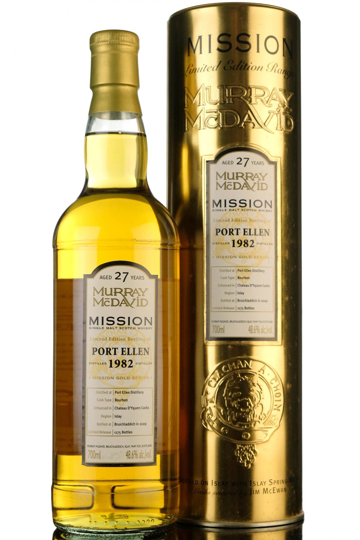 Port Ellen 1982-2009 - 27 Year Old - Murray McDavid Mission
