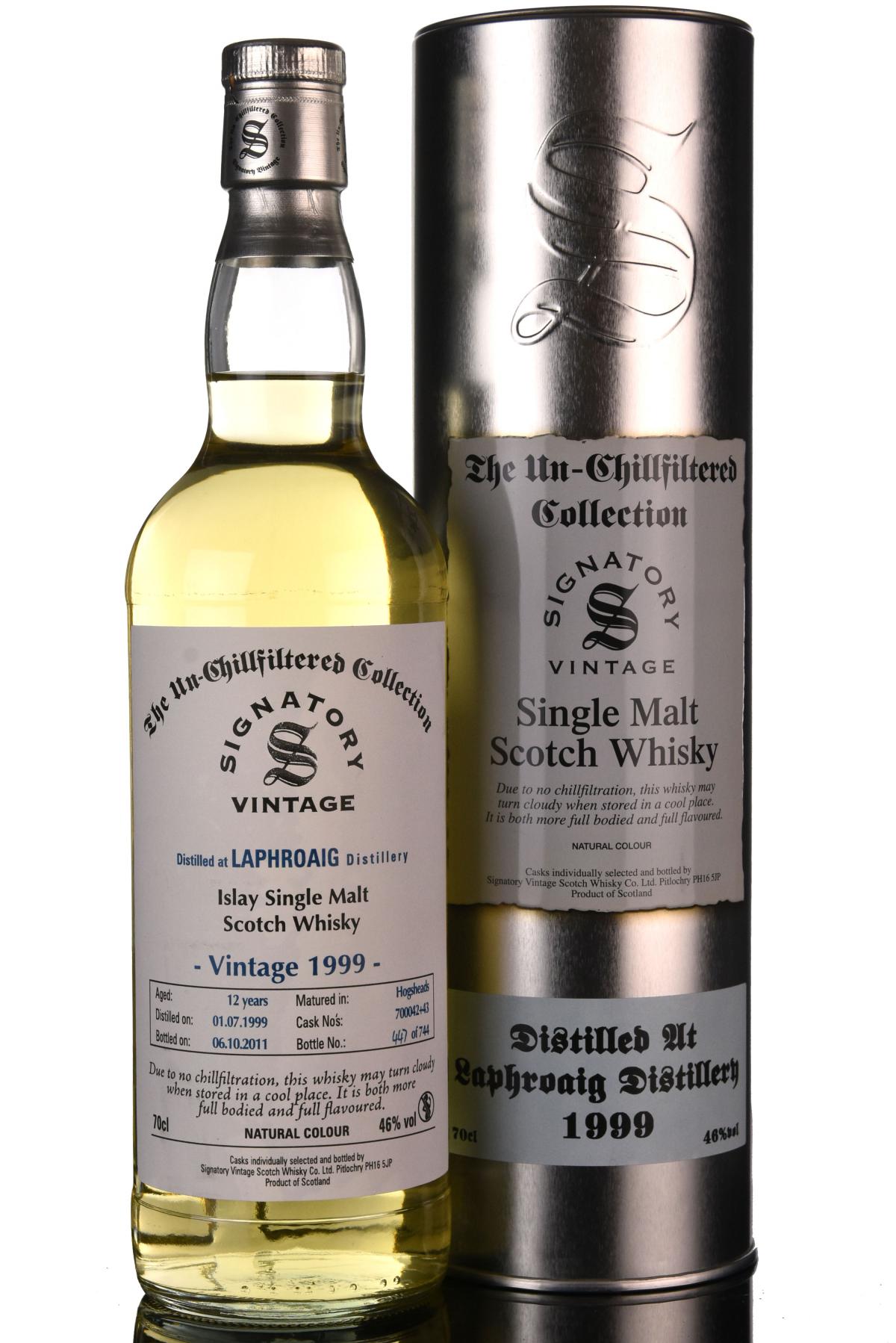 Laphroaig 1999 - 2011 12 Signatory Vintage