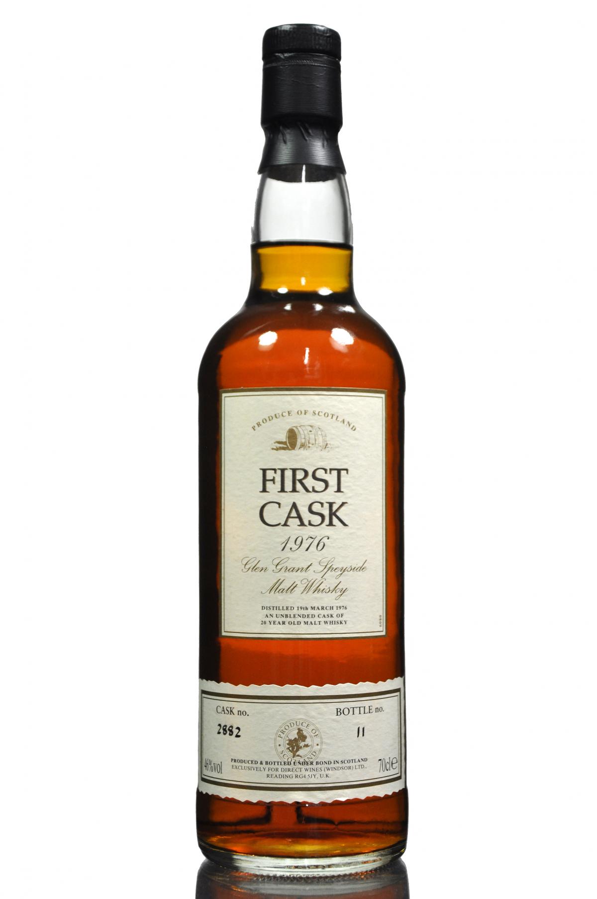 Glen Grant 1976 - 20 Year Old - First Cask 2882