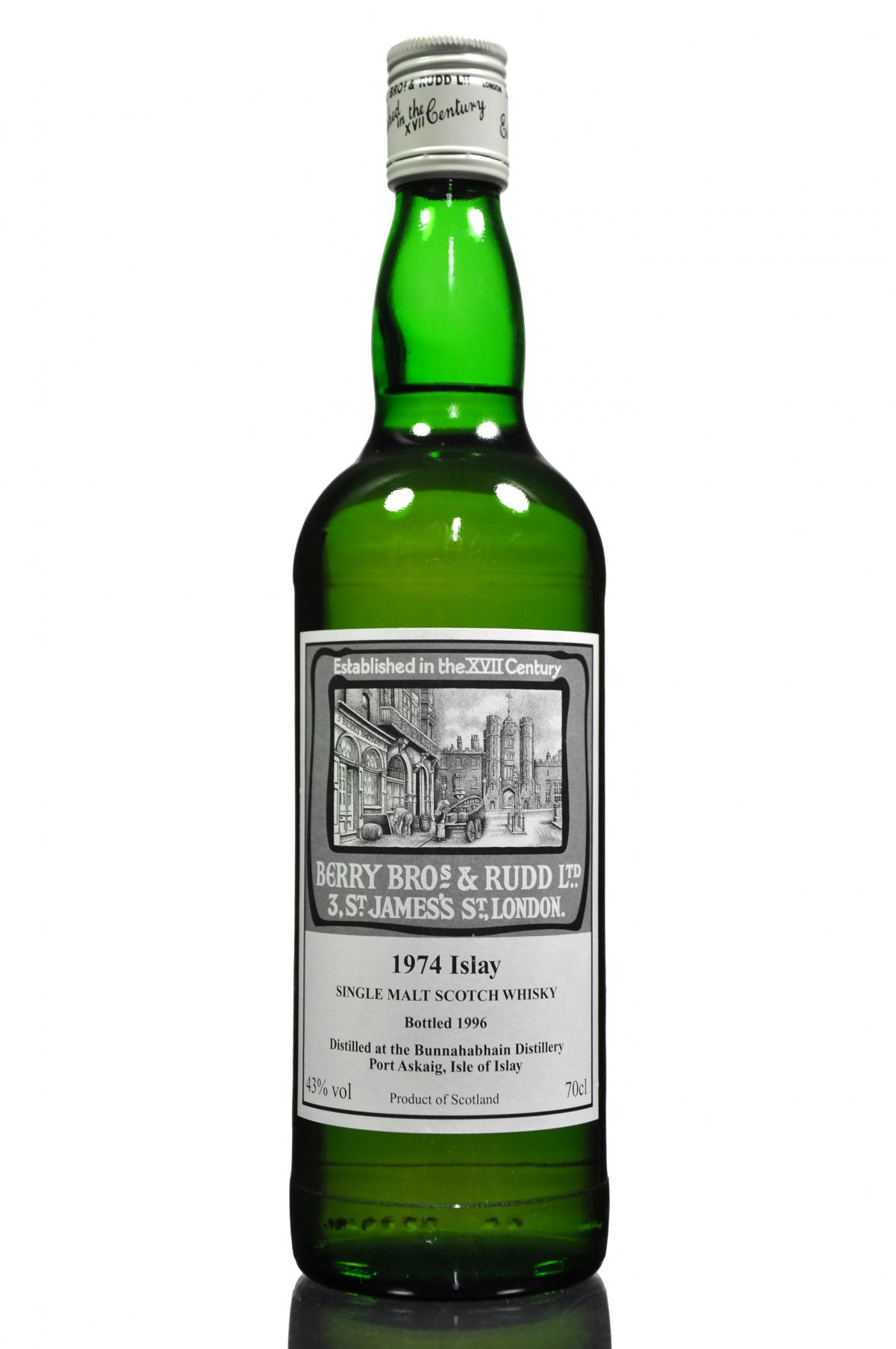 Bunnahabhain 1974-1996 - Berry Bros & Rudd
