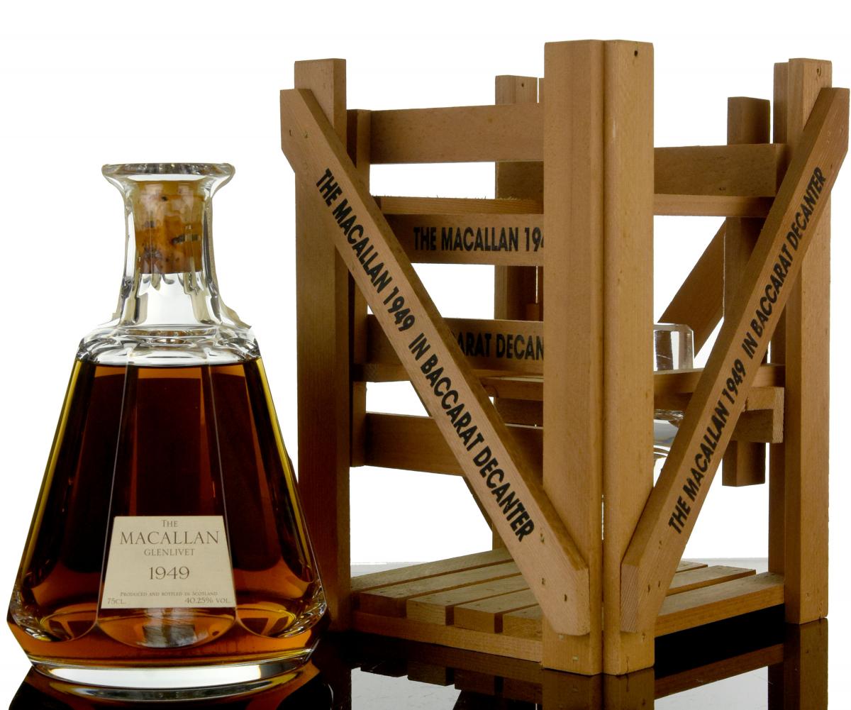 Macallan-Glenlivet 1949-1999 - 50 Year Old - Baccarat Decanter