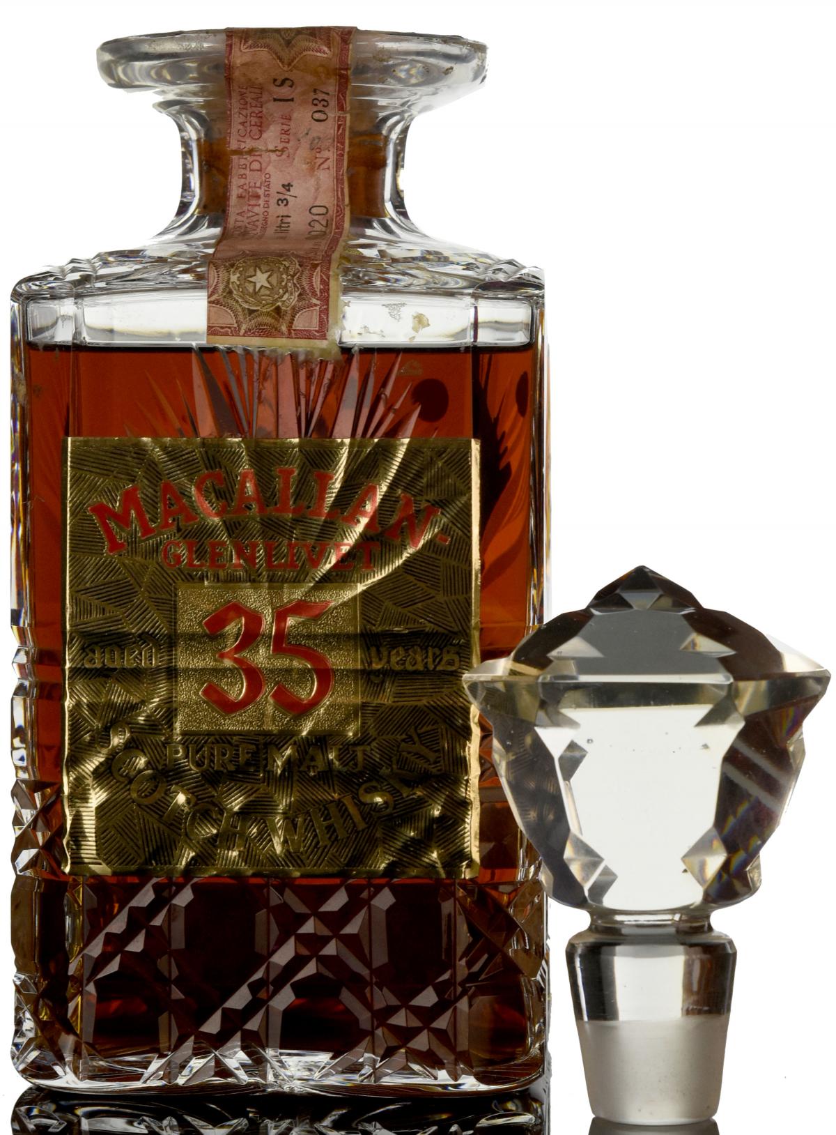 Macallanglenlivet 35 Gordon Macphail Pinerolo Import 1970s