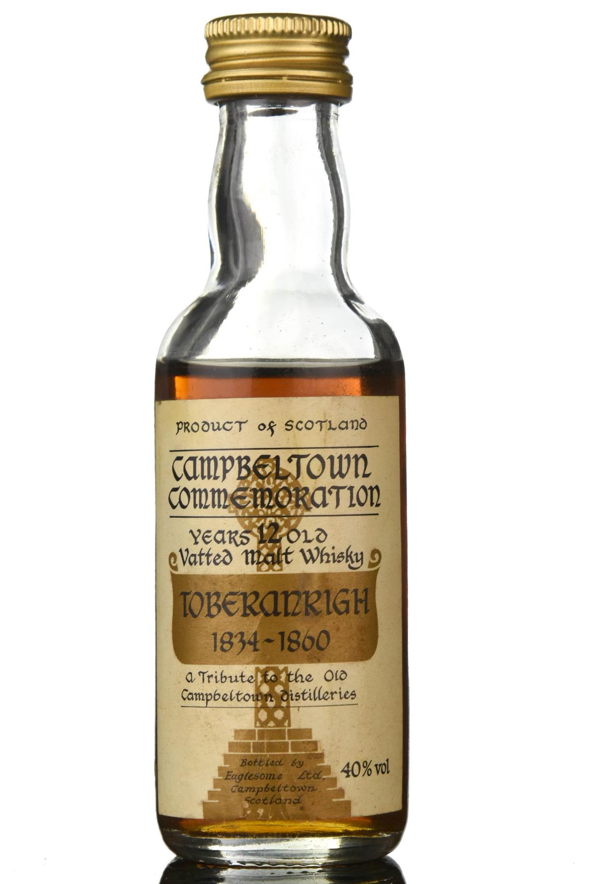 Toberanrigh 12 Year Old Commemoration Miniature