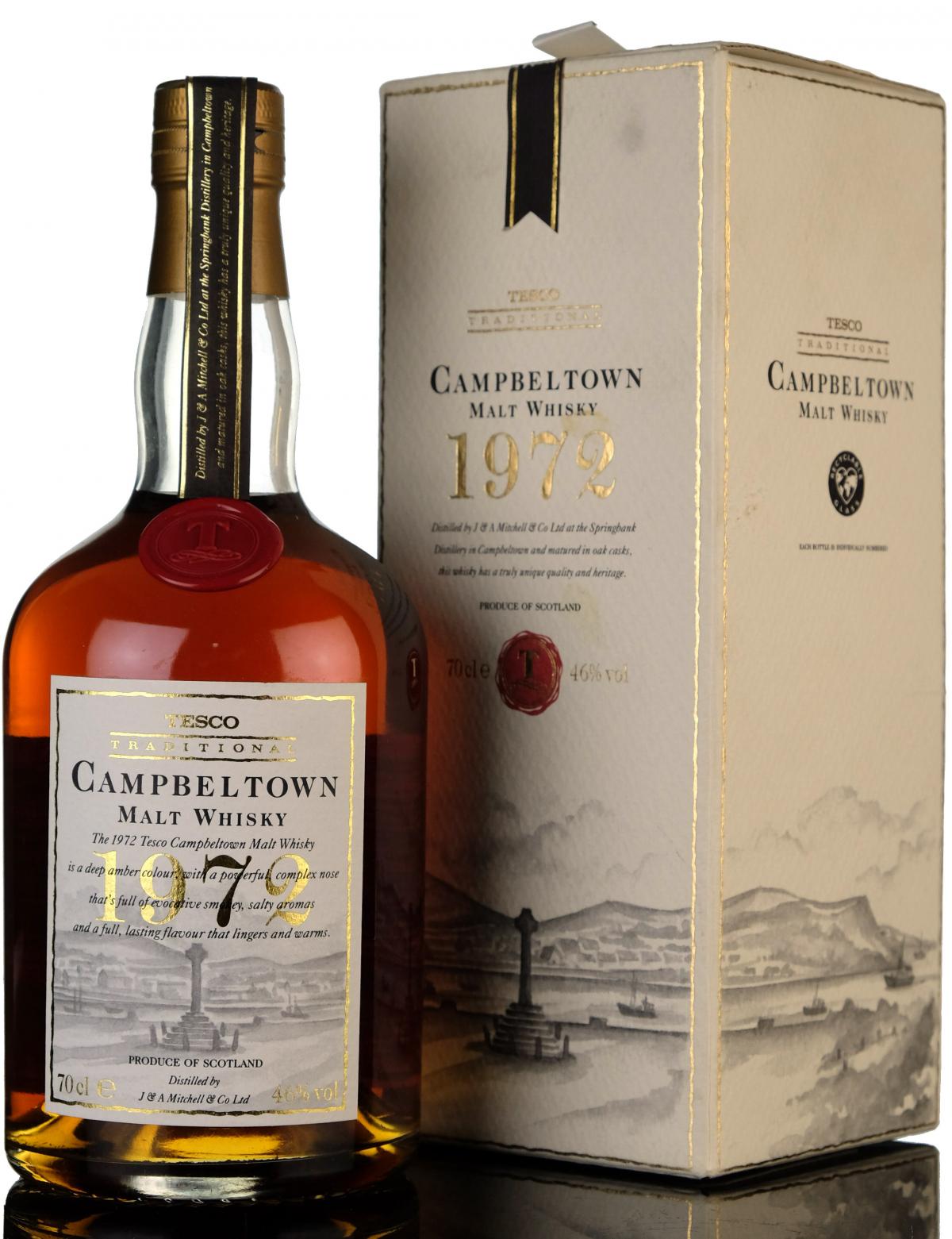 Campbeltown 1972 Springbank - Exclusive For Tescos