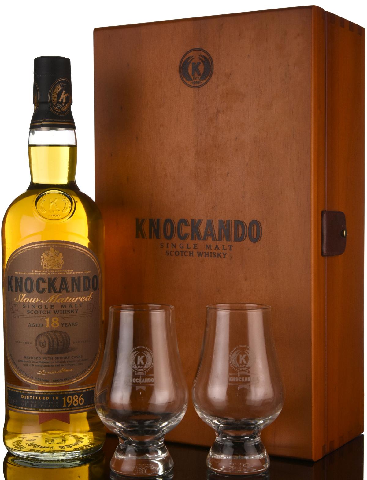 Knockando 1986  18 Year Old  Presentation Set