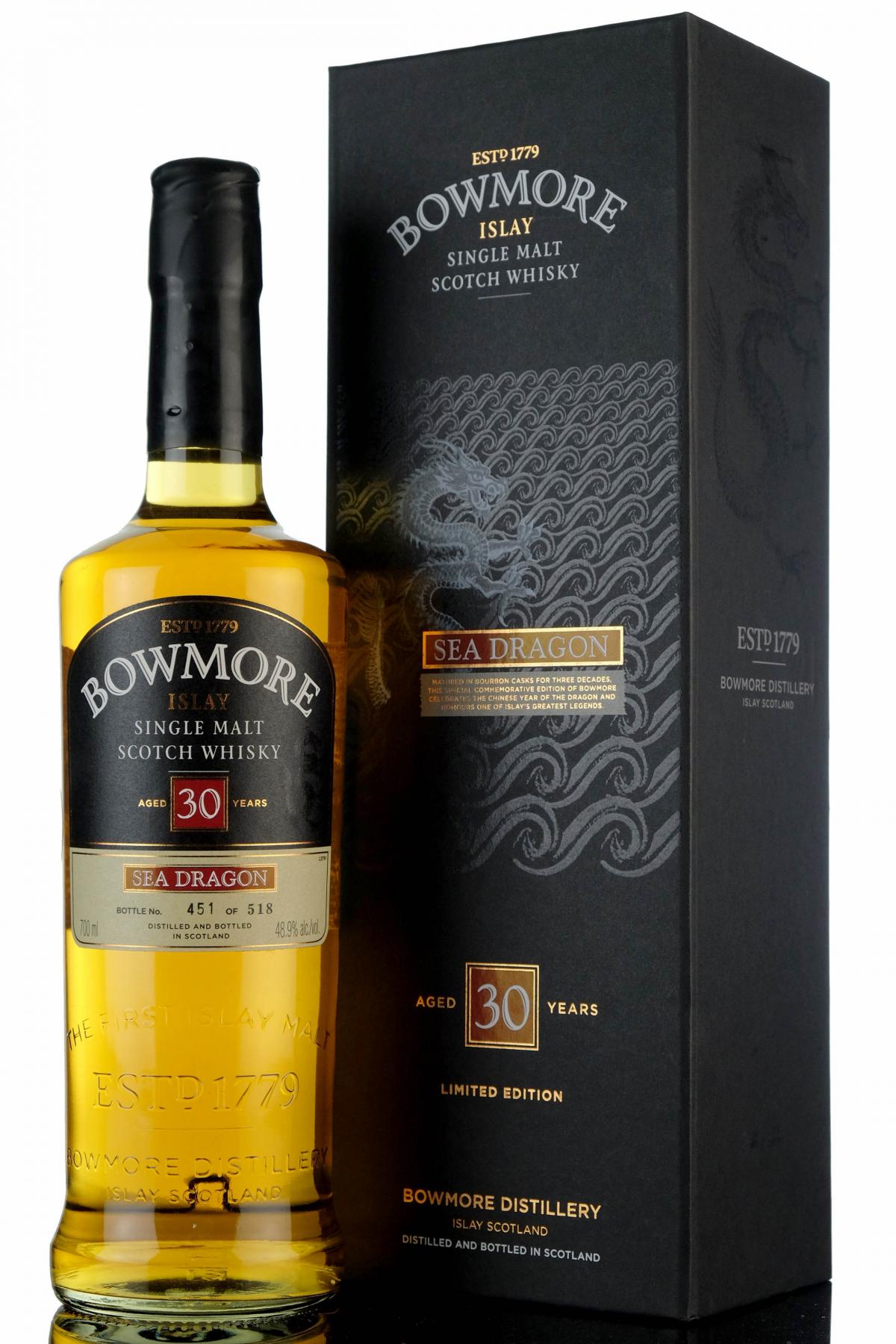 Bowmore 30 Year Old  Sea Dragon  Limited Edition