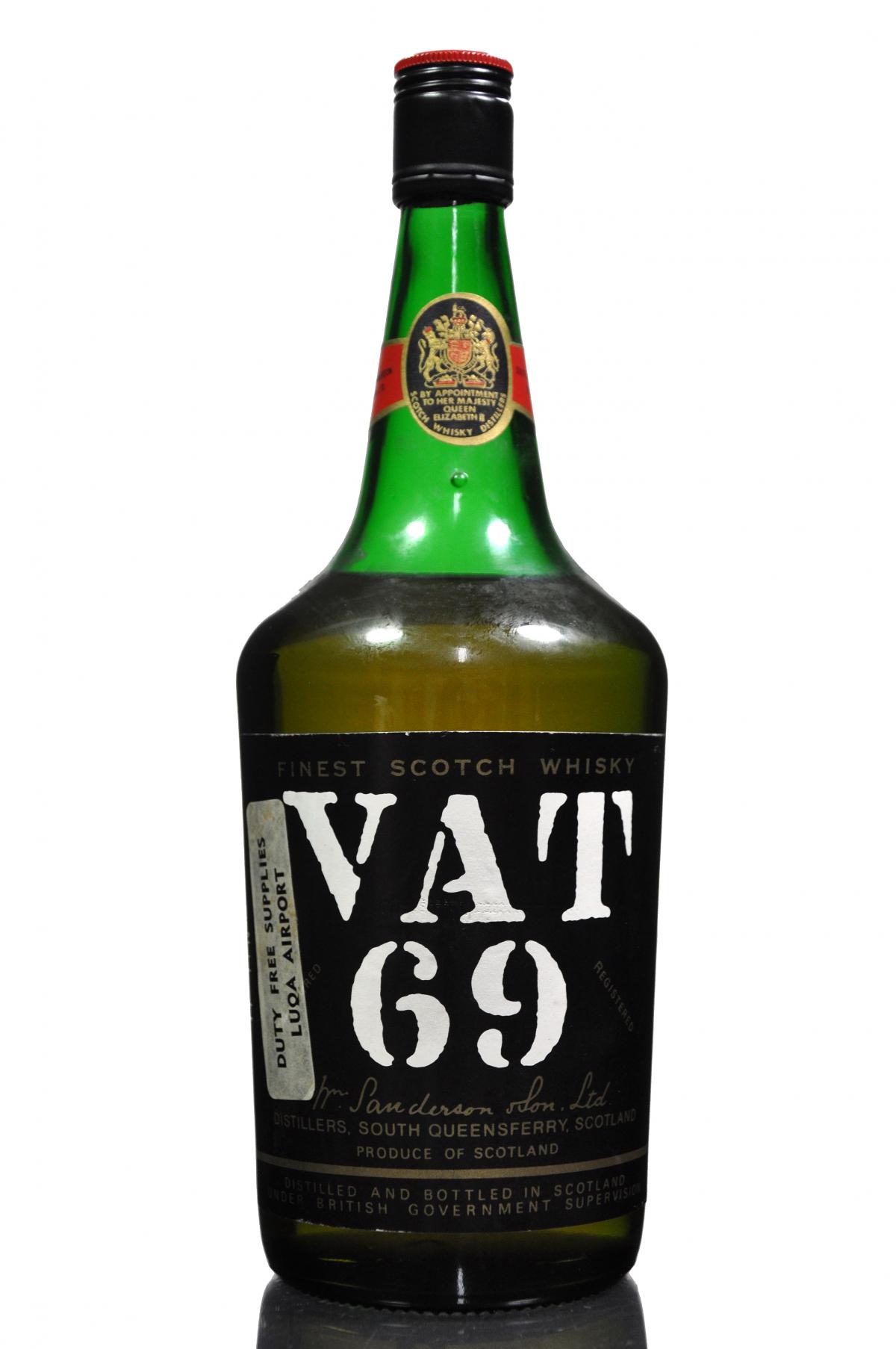 VAT 69 - 1970s - Malta Duty Free