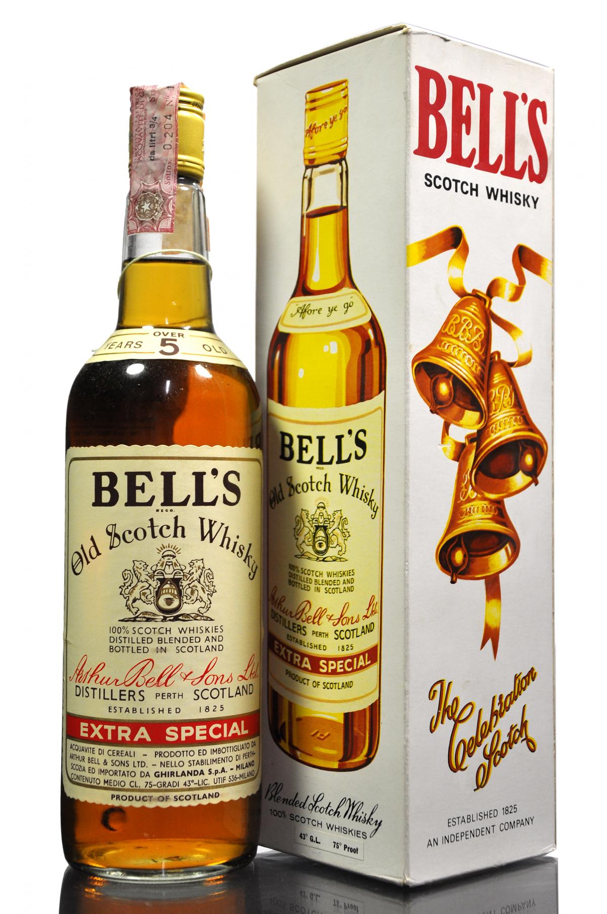 Bells 5 Year Old - Italian Import - Early 1970s