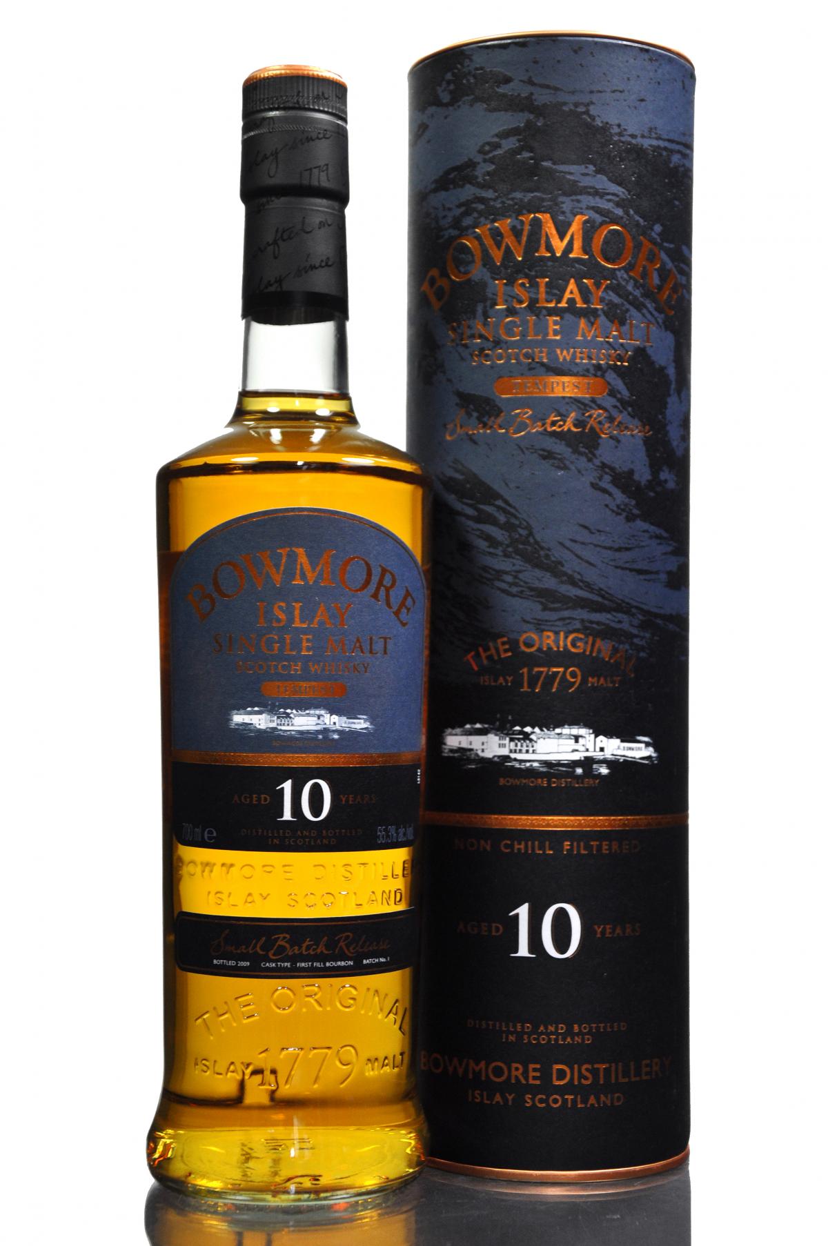 Bowmore 10 Year Old - Tempest - Batch 1 - 2009 Release