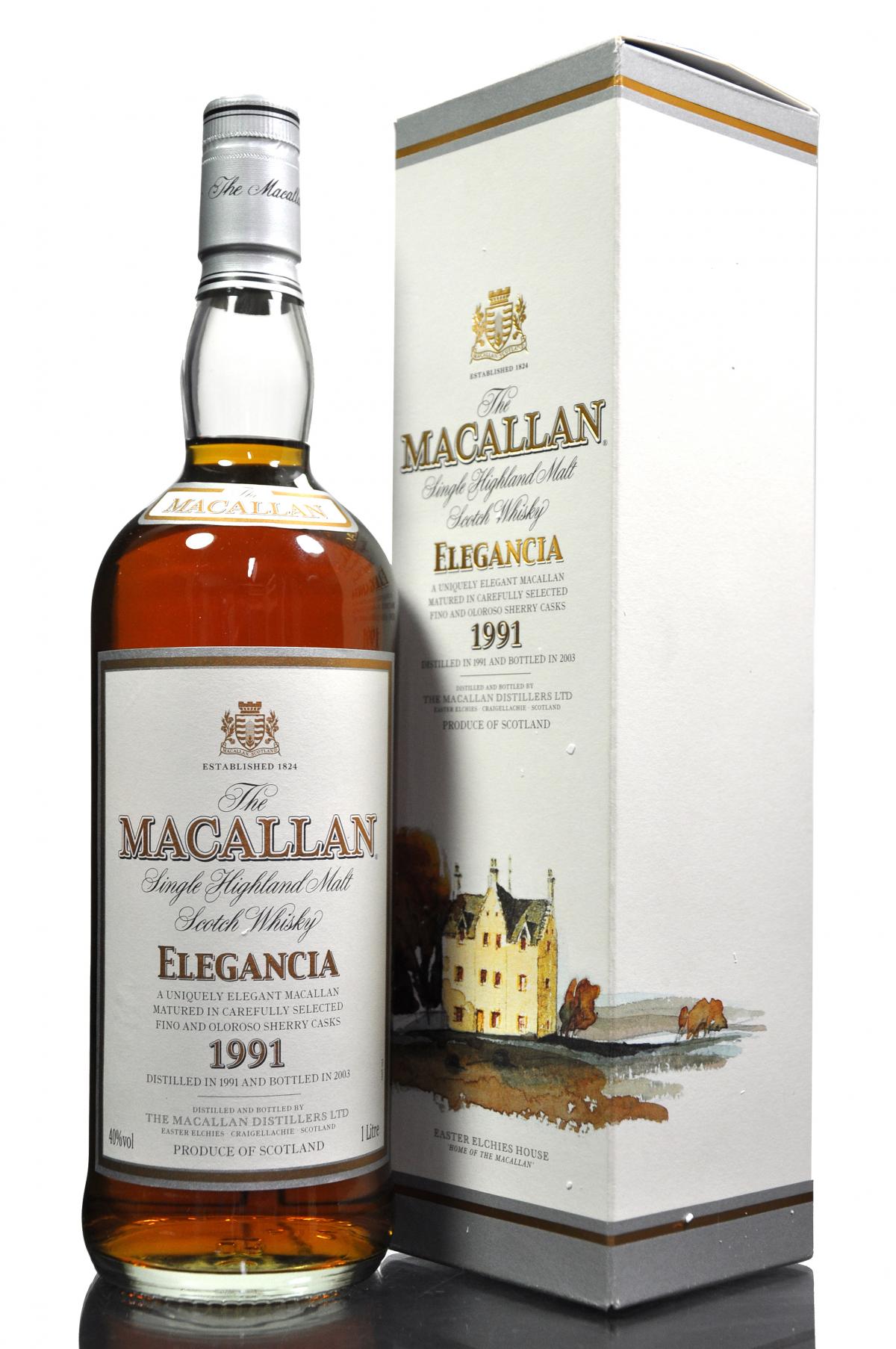 Macallan 1991-2003 - Elegancia - 1 Litre