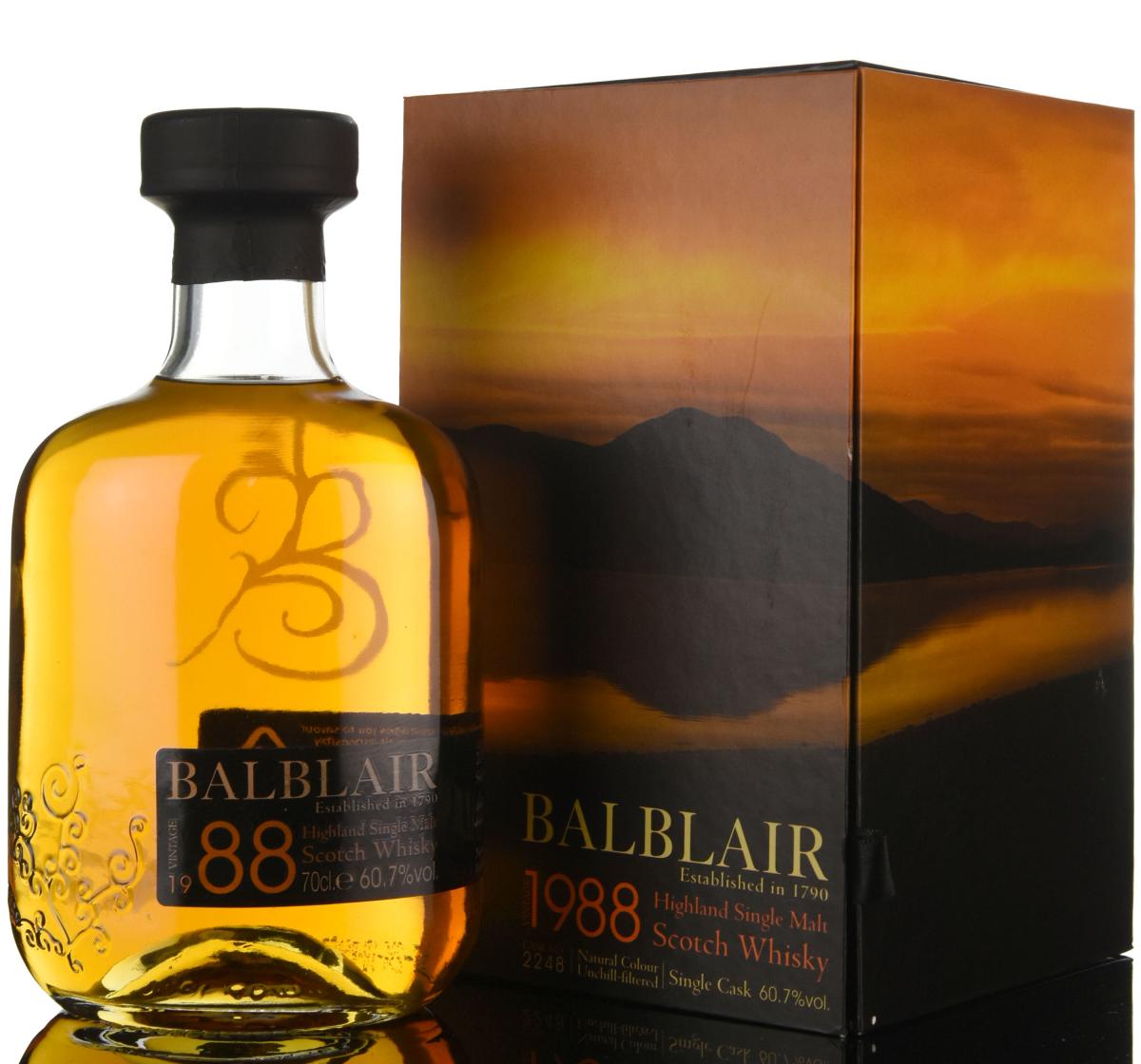 Balblair 1988-2009 - 21 Year Old - Single Cask 2248