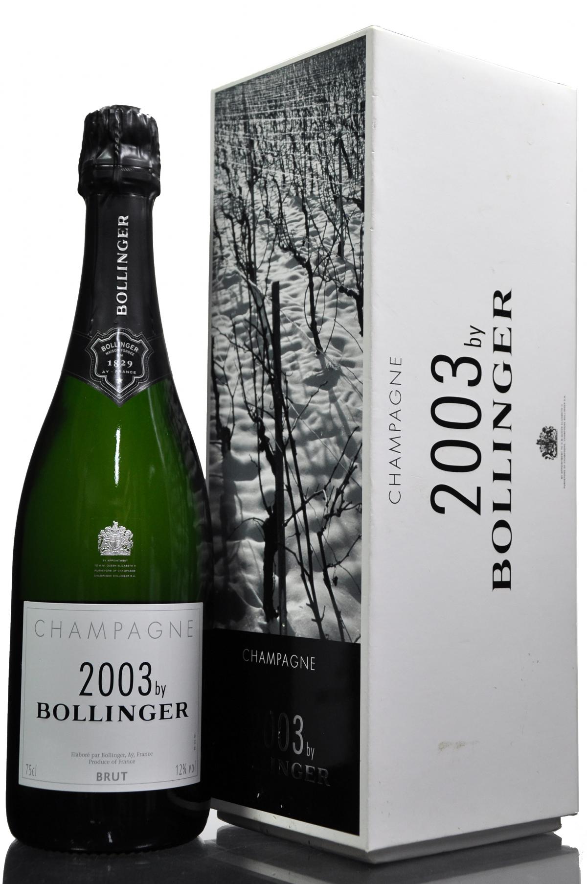 Bollinger Vintage 2003 Champagne