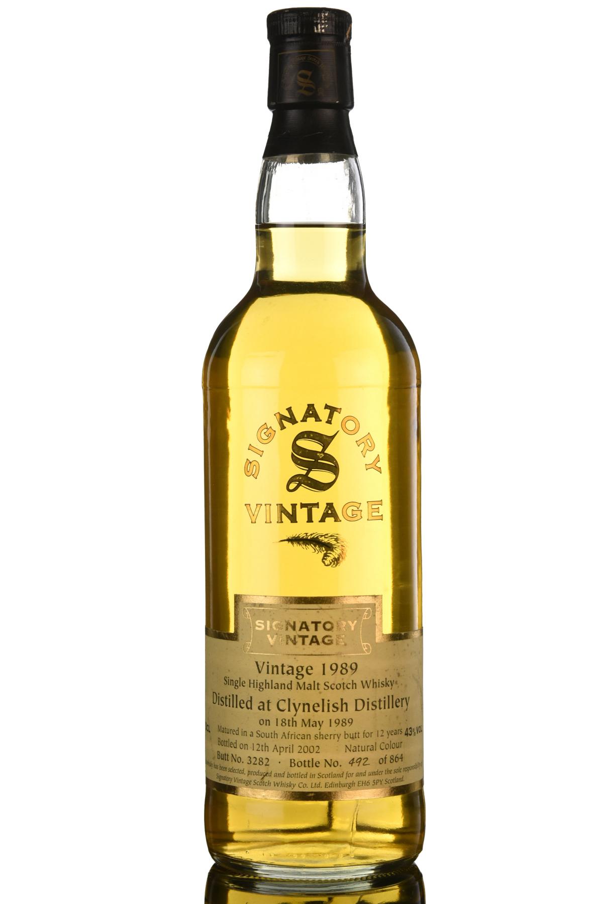 Clynelish 1989 - 2002 12 Signatory Vintage