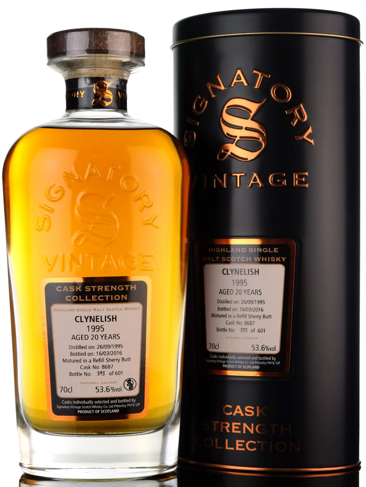 Clynelish 19952016  20 Year Old  Signatory Vintage