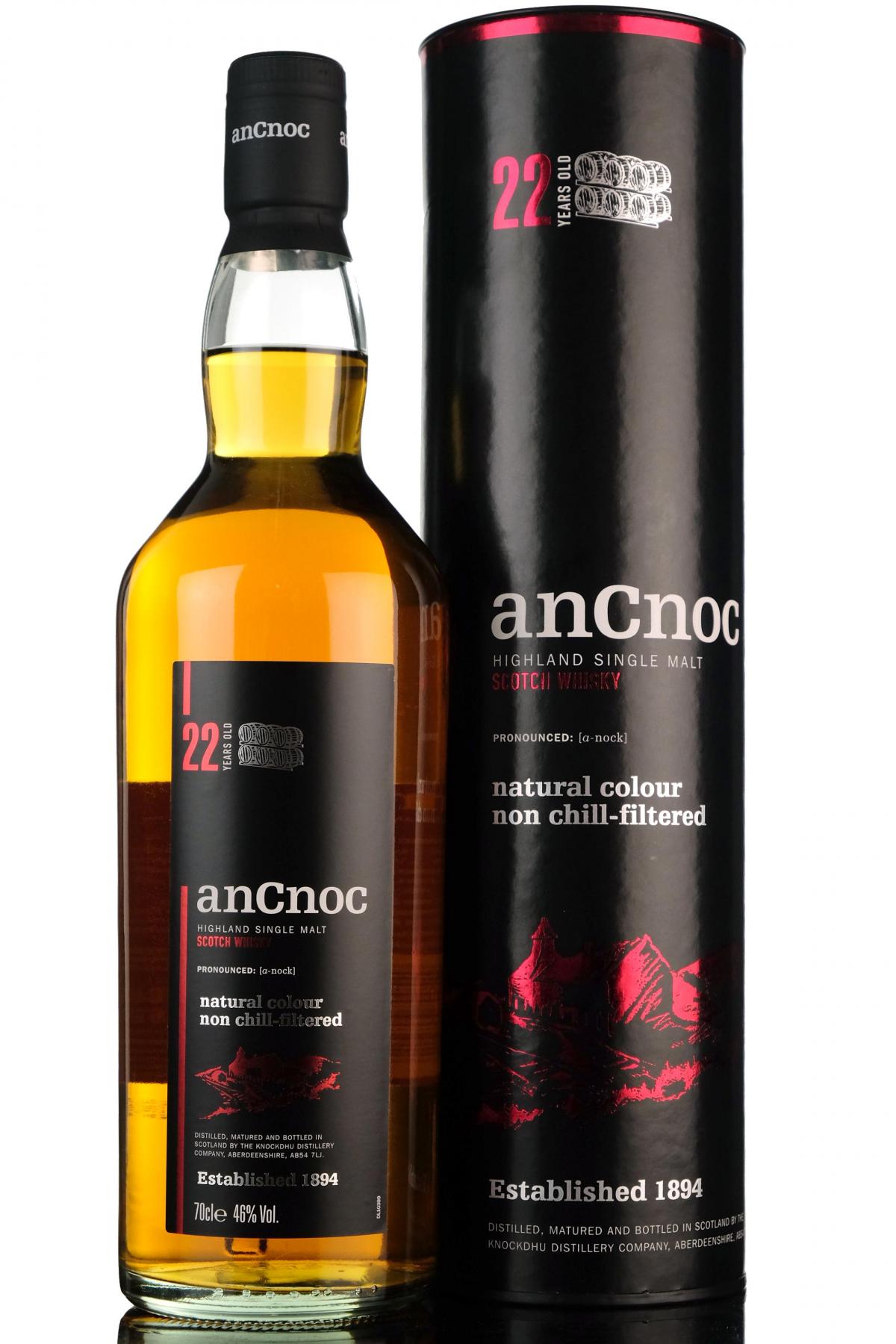 AnCnoc 22 Year Old