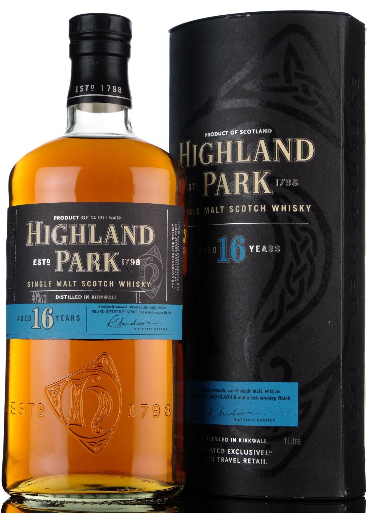 Highland Park 16 Year Old - 1 Litre