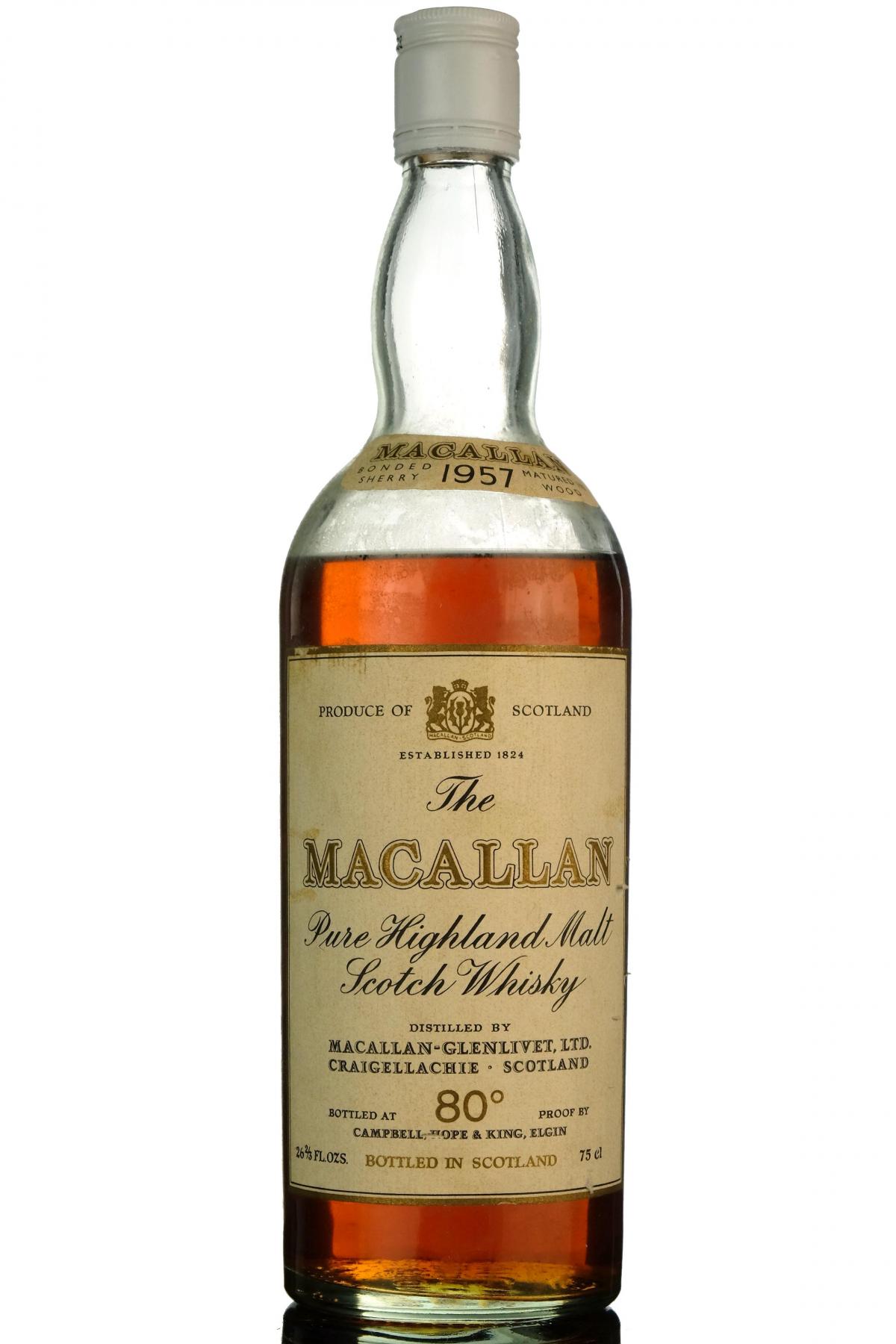 Macallan 1957 - Campbell Hope & King