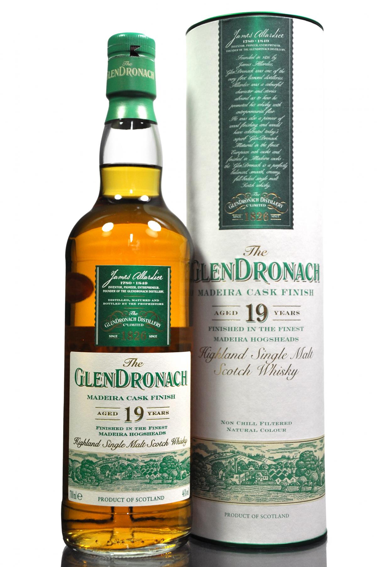 Glendronach 19 Year Old - Medeira Cask