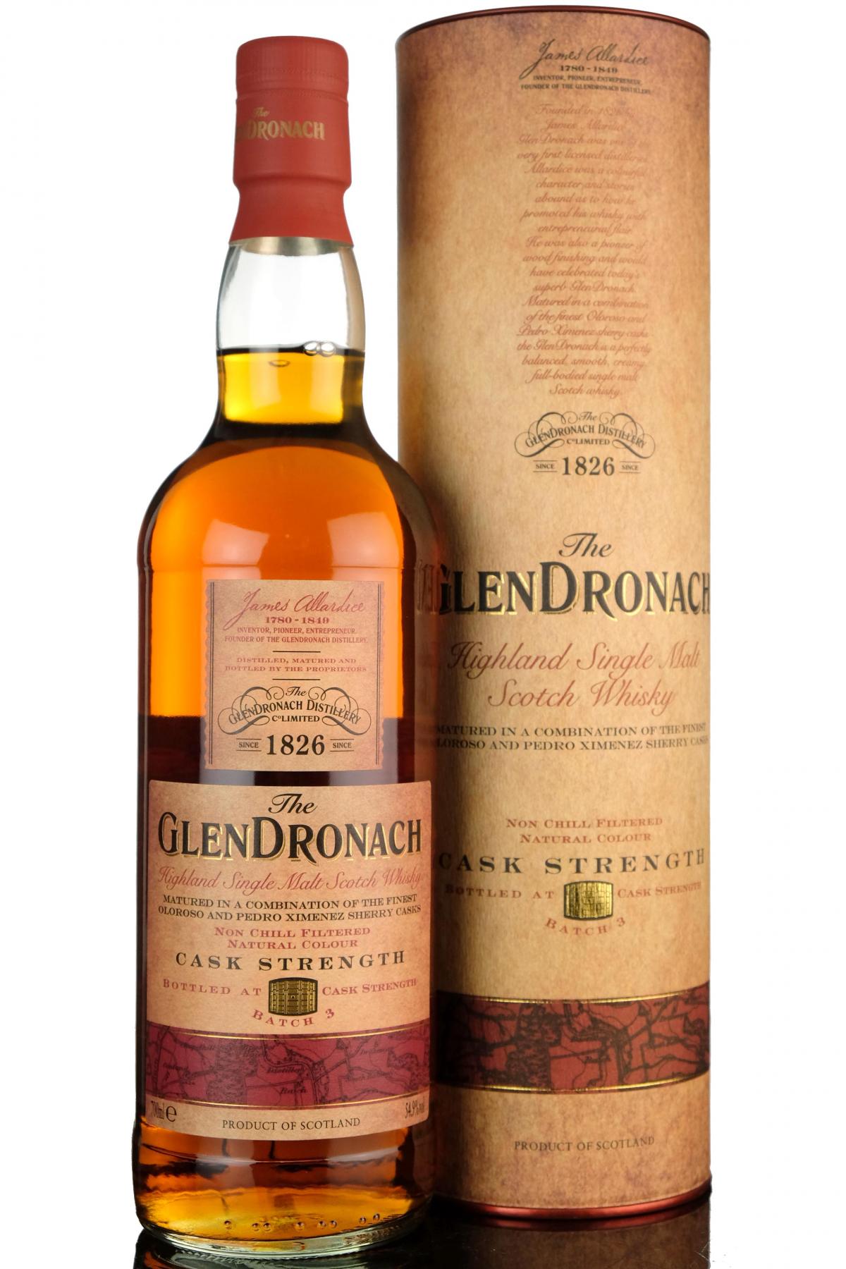Glendronach Batch 3 - Cask Strength