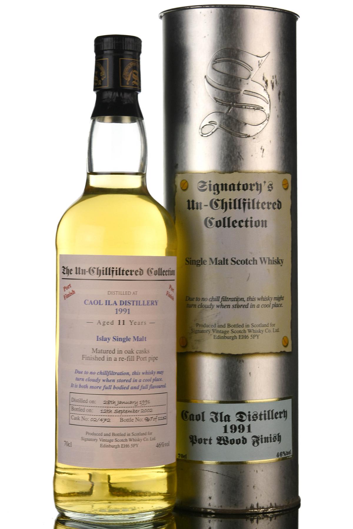 Caol Ila 19912002  11 Year Old  Signatory Vintage