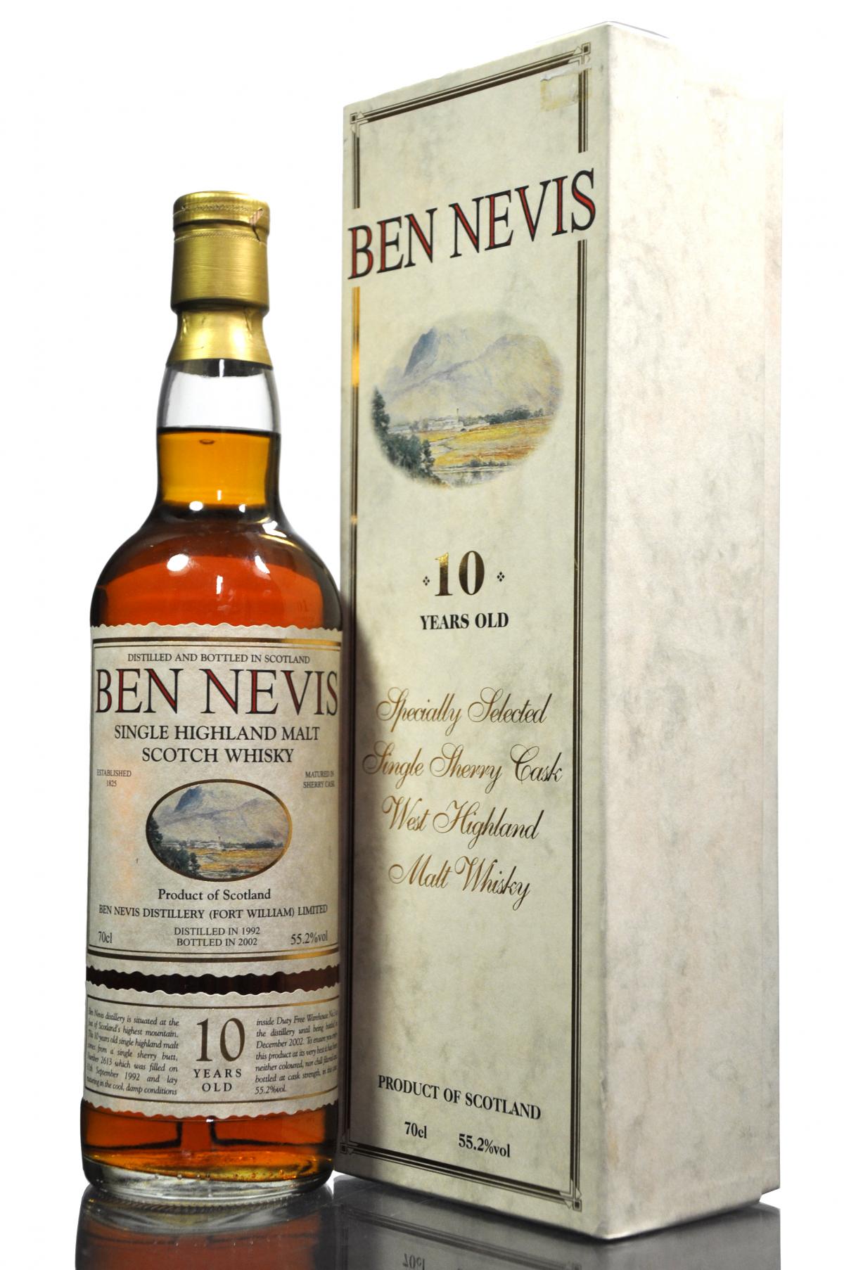 Ben Nevis 1992-2002 - 10 Year Old - Single Cask 2613