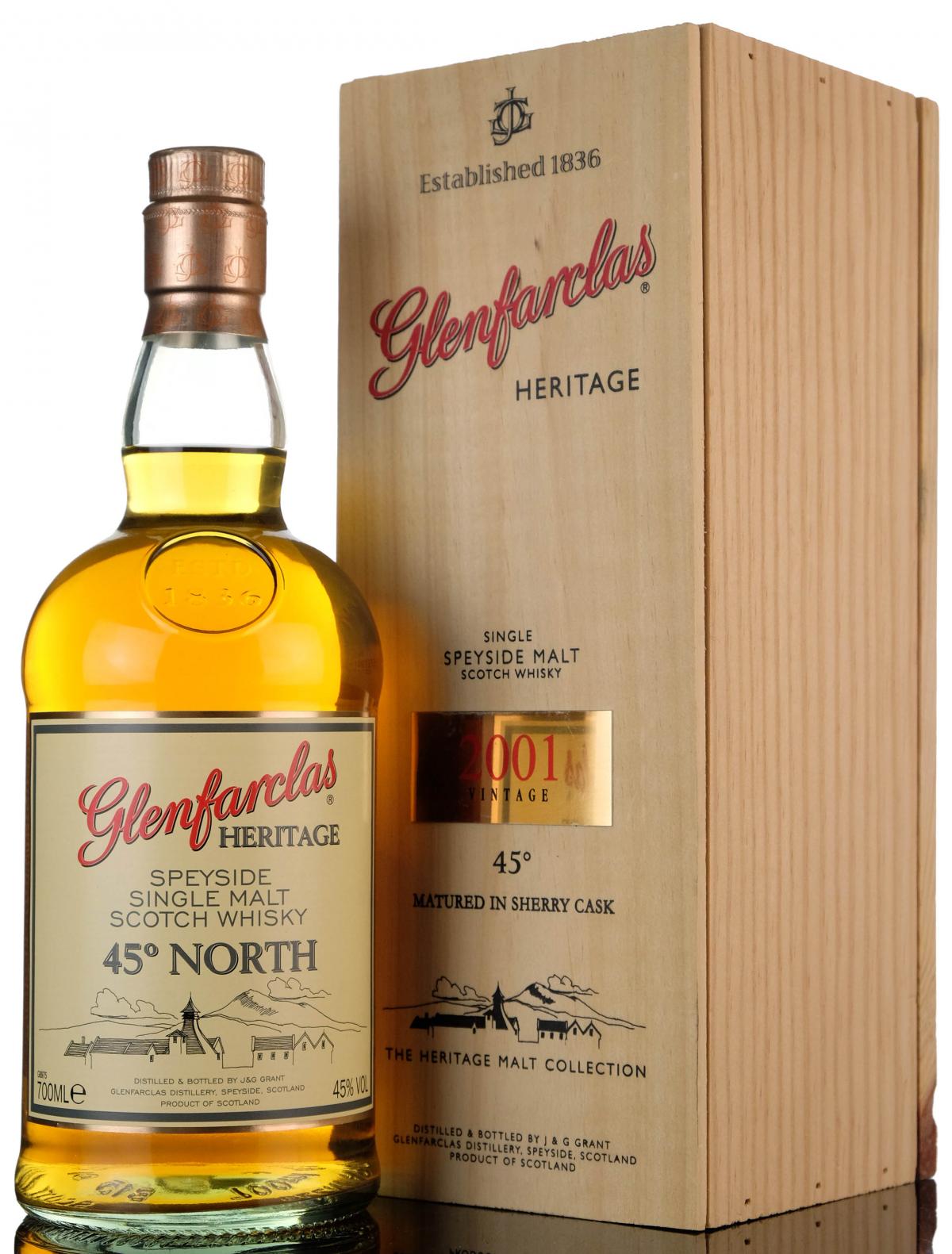 Glenfarclas 2001 Heritage 45 North Sherry Cask