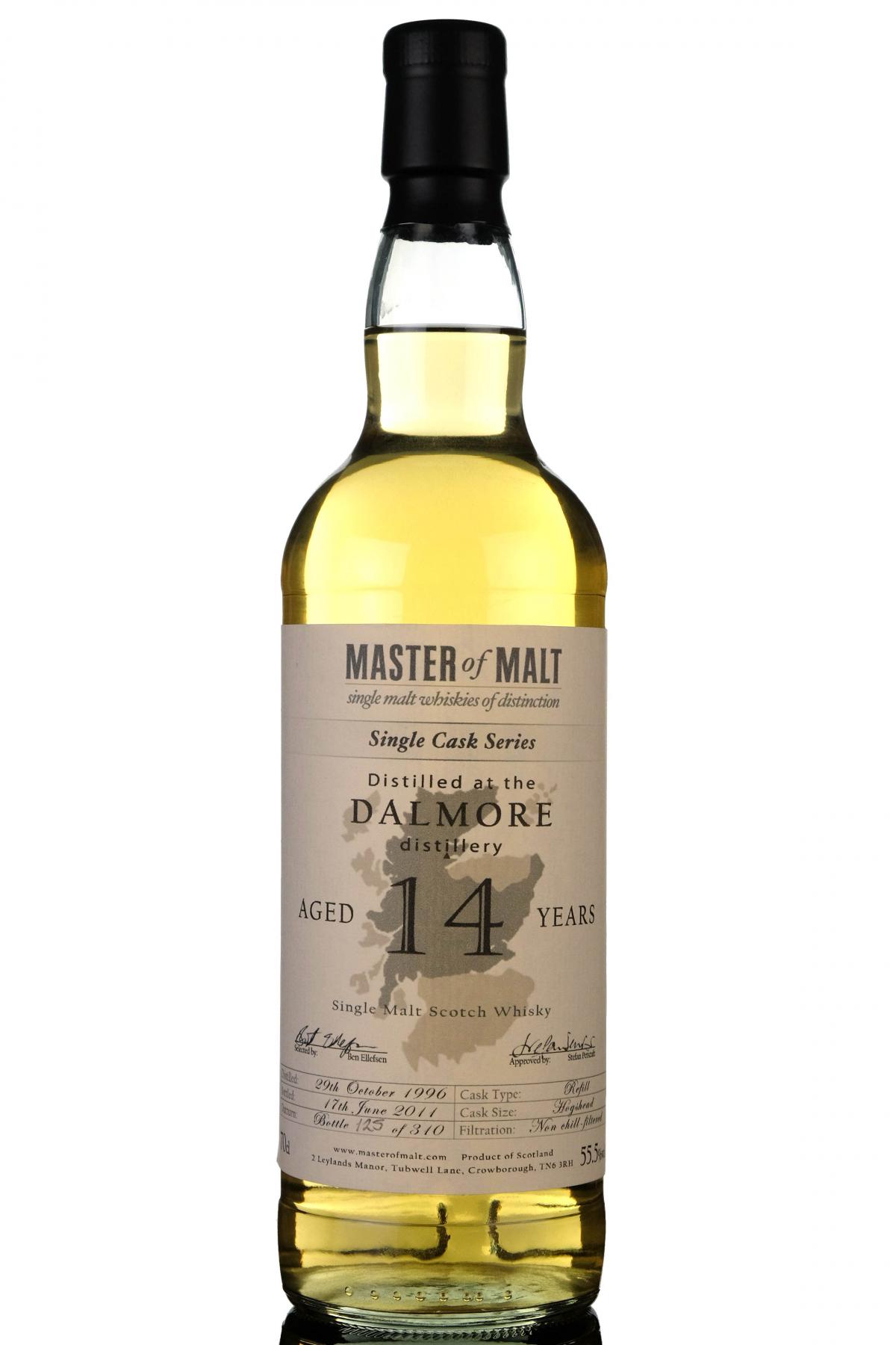 Dalmore 1996 - 2011 14 Master Of Malt Single Cask
