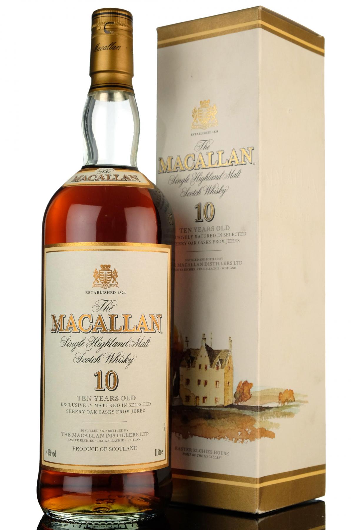 Macallan 10 Year Old  1 Litre