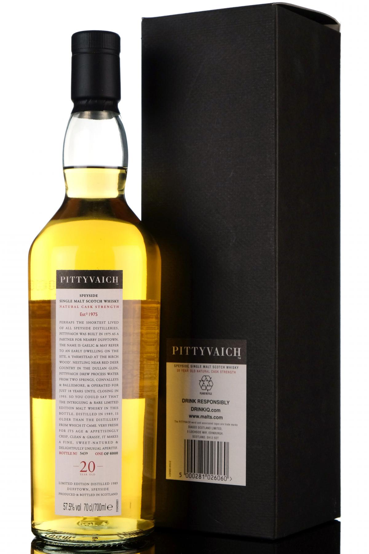 Pittyvaich 1989 - 20 Year Old - Special Release