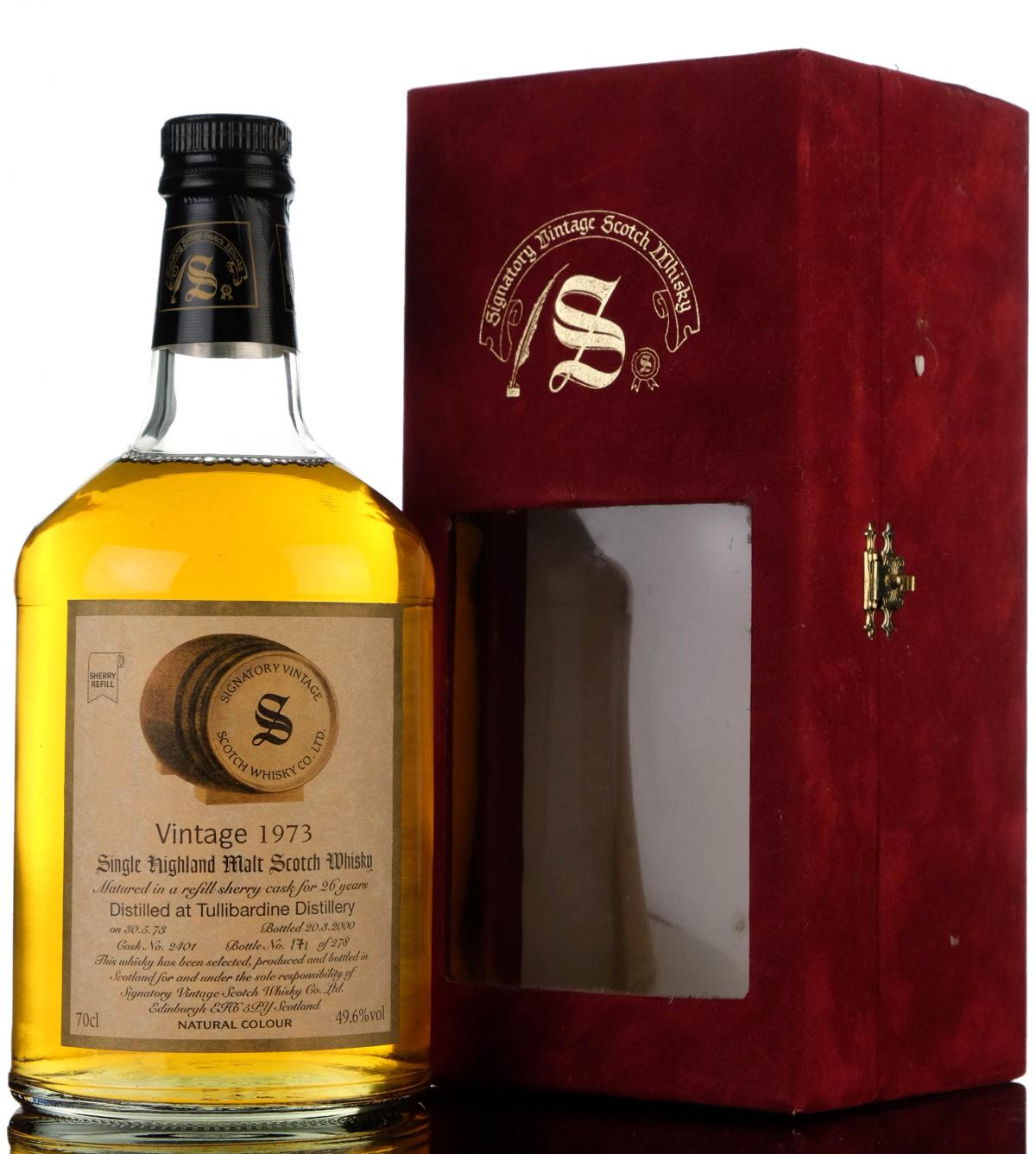 Tullibardine 1973 - 2000 26 Signatory Vintage