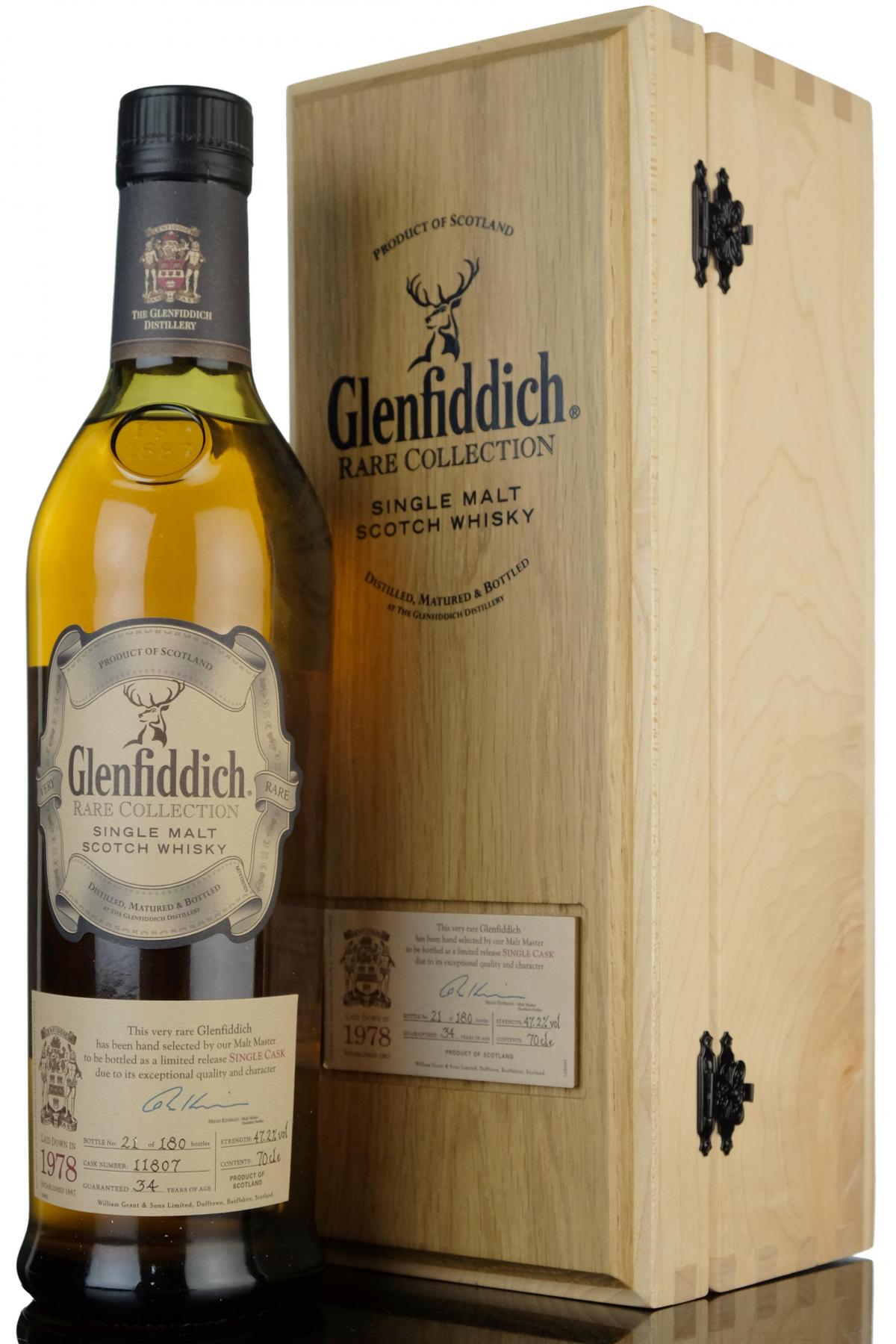 Glenfiddich 1978 - 34 Year Old - Vintage Reserve - Single Cask 11807
