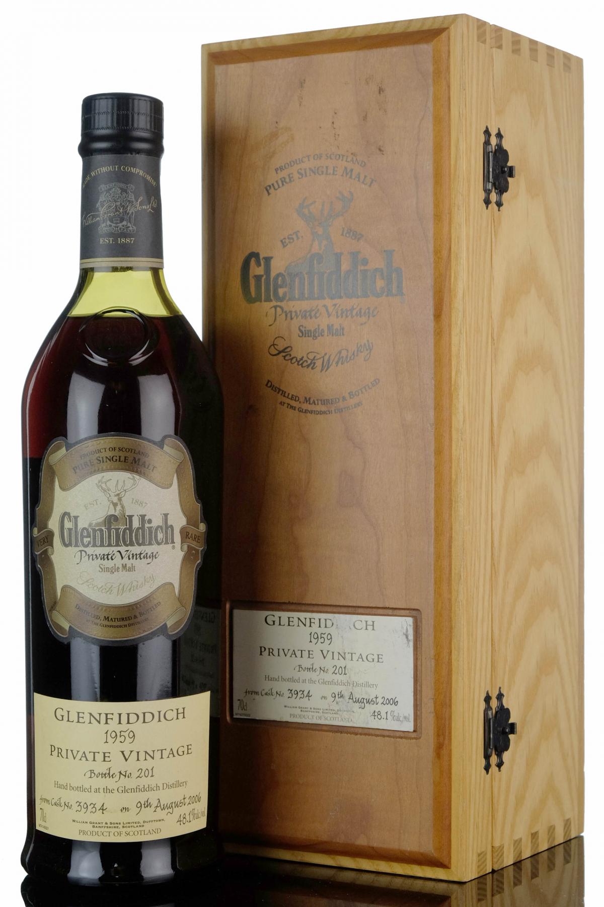 Glenfiddich 1959-2006 - 46 Year Old - Private Vintage - Single Cask 3934