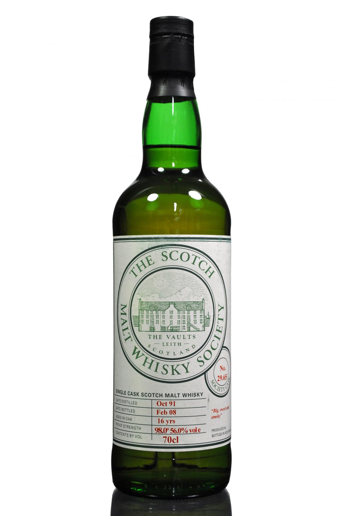 Laphroaig 1991 - 16 Year Old - SMWS 29.65