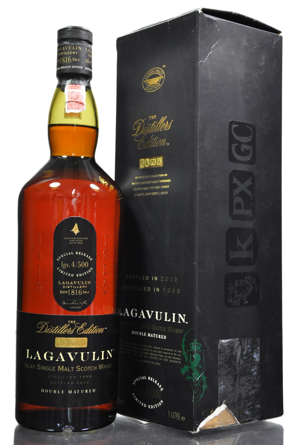 Lagavulin 1996 - Distillers Edition - 1 Litre