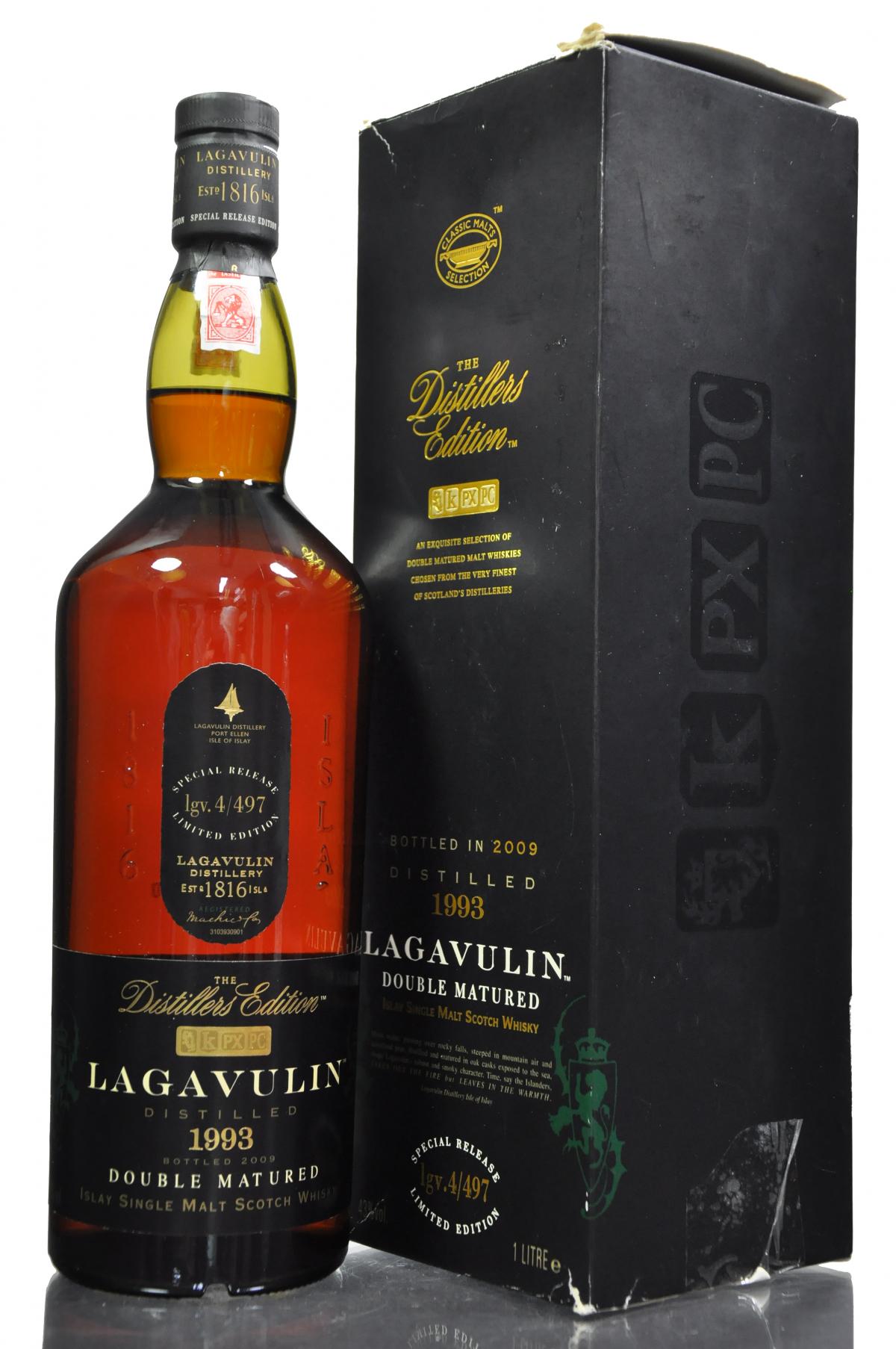 Lagavulin 1993 - Distillers Edition - 1 Litre